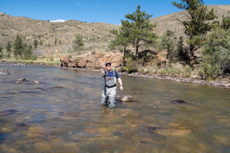 Fly fishing in Colorado