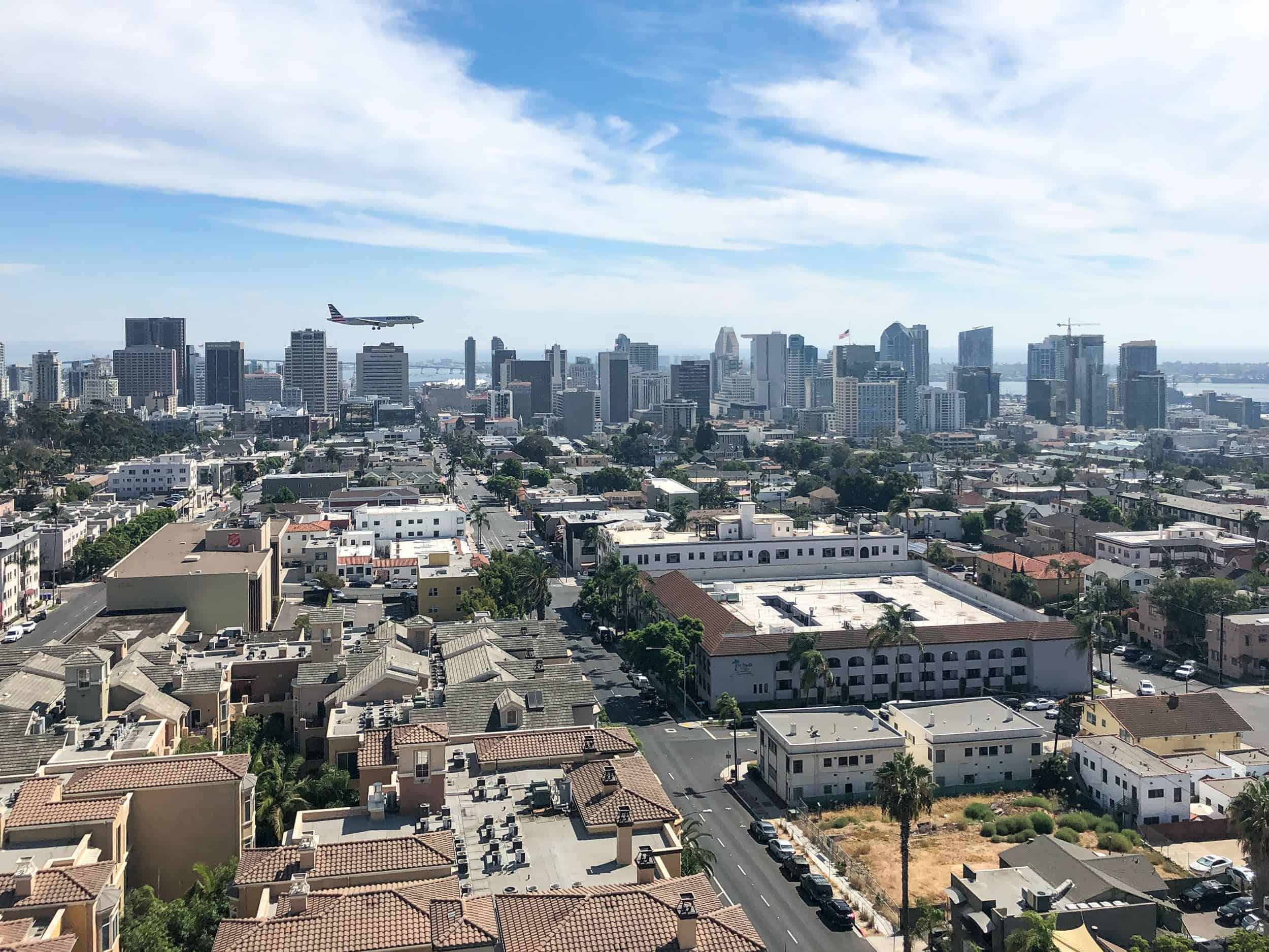 View from Mister A's rooftop bar