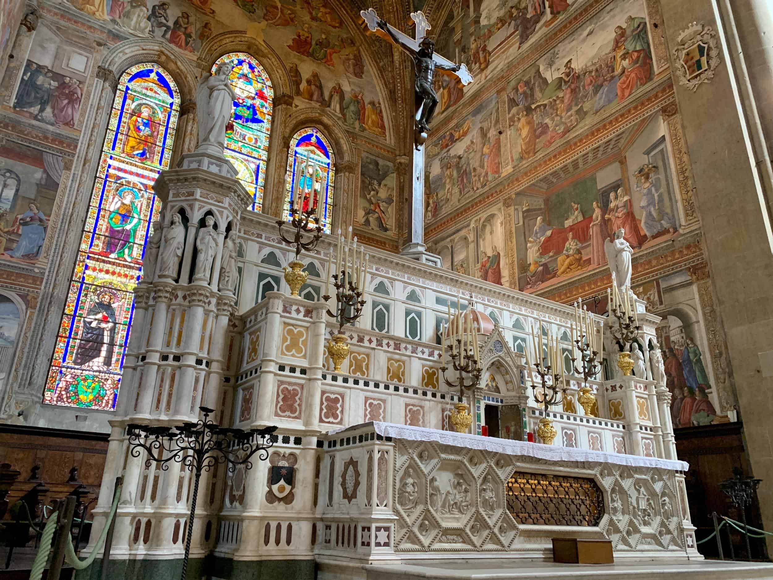 Pulpit designed by Filippo Brunelleschi