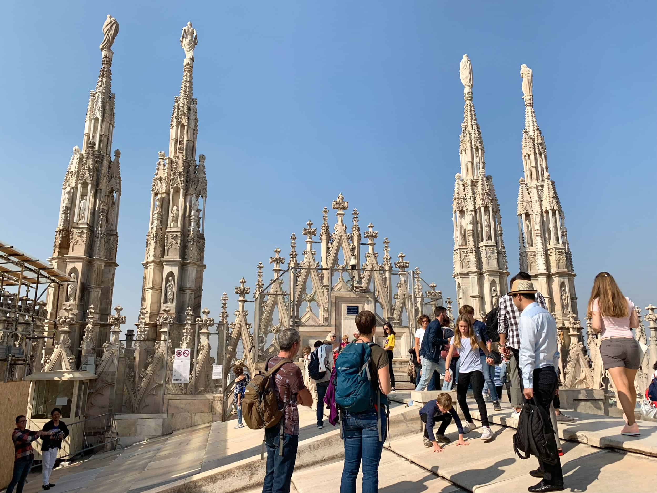 Milan Cathedral roof