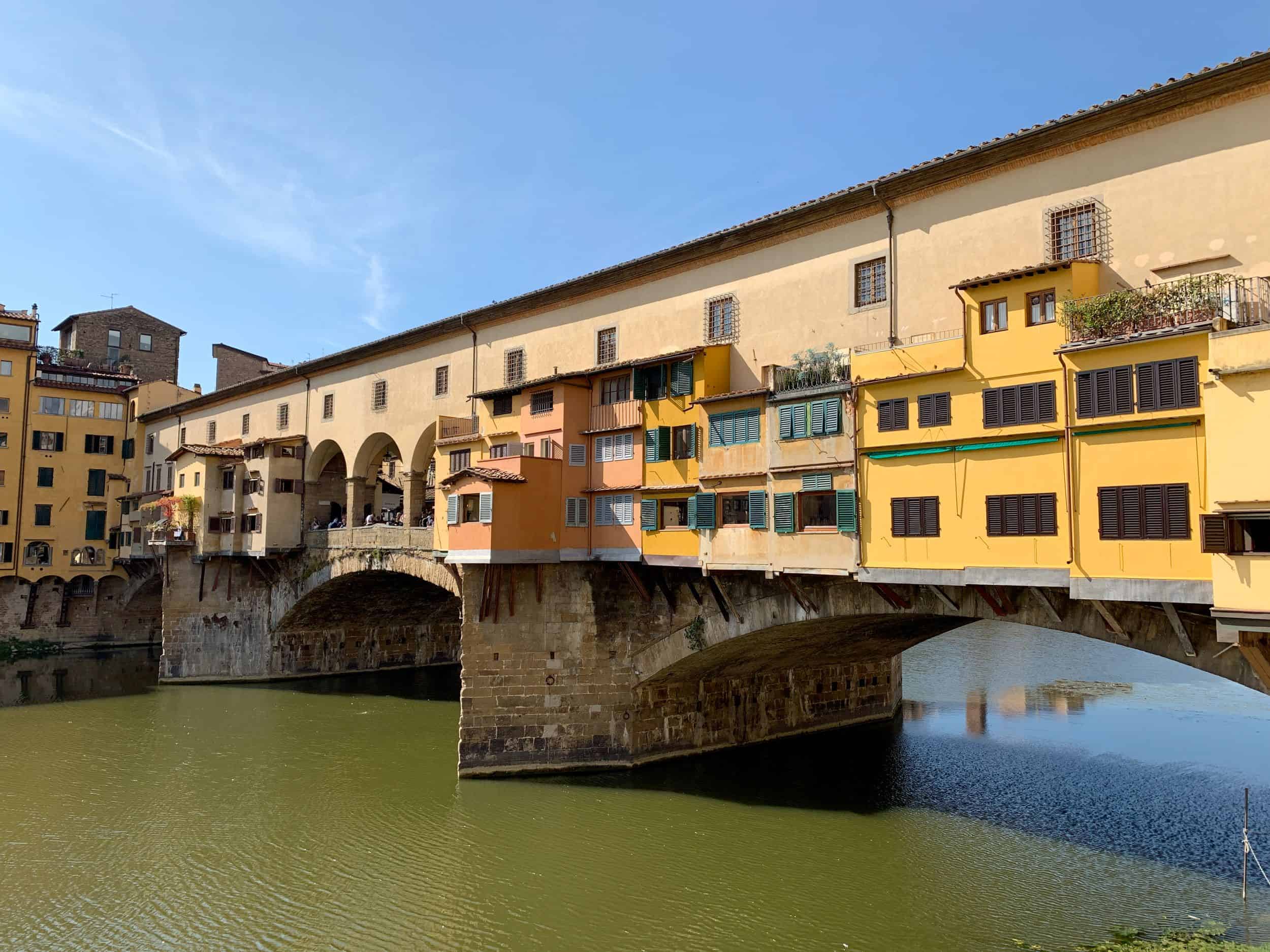 Florence's famous Ponte Vecchio (bridge).