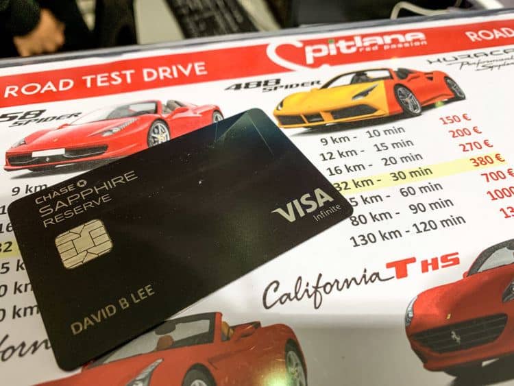 Chase Sapphire Reserve credit card