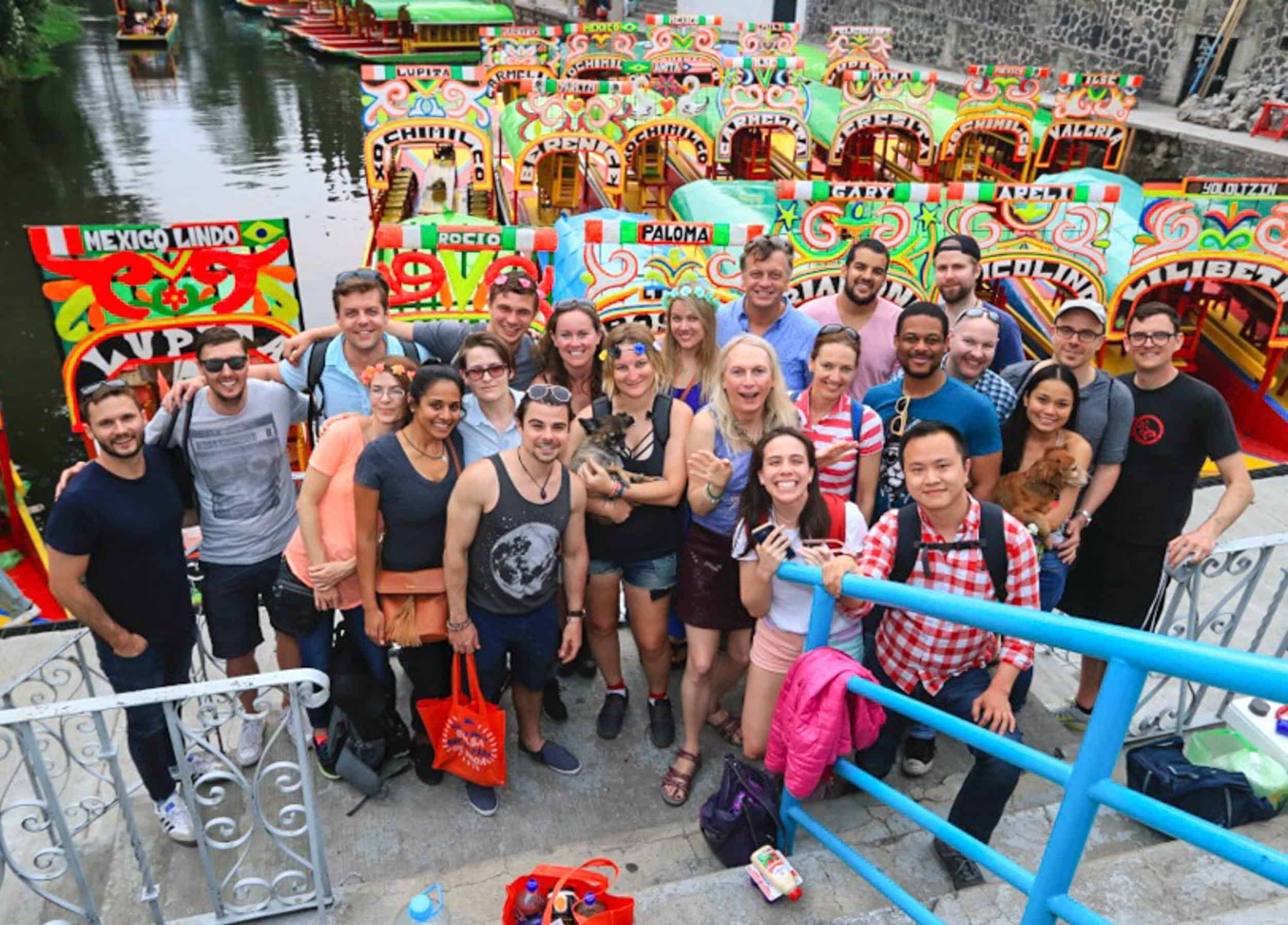 Dynamite Circle at Xochimilco