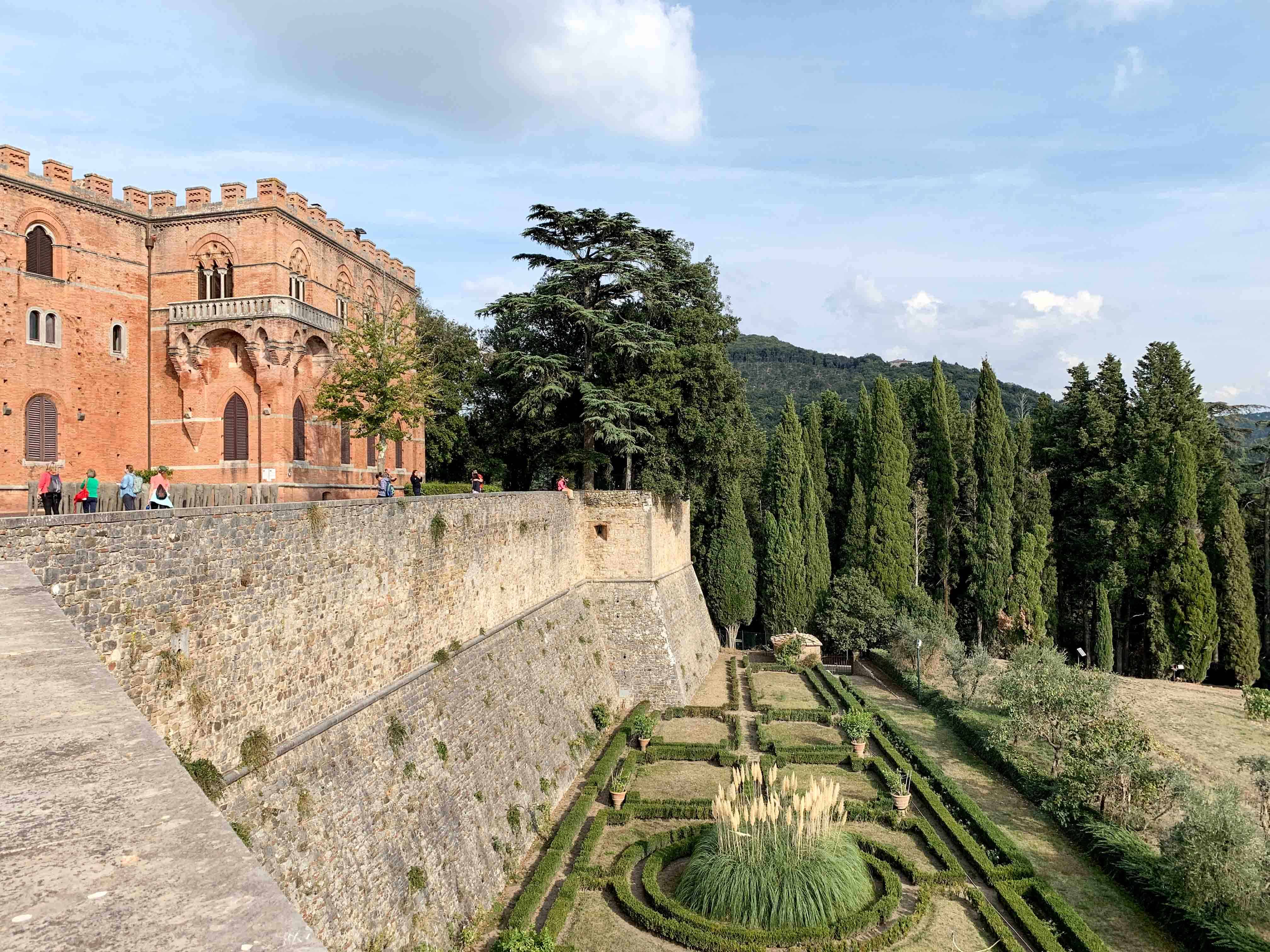 Exterior of Brolio Castle in Chianti