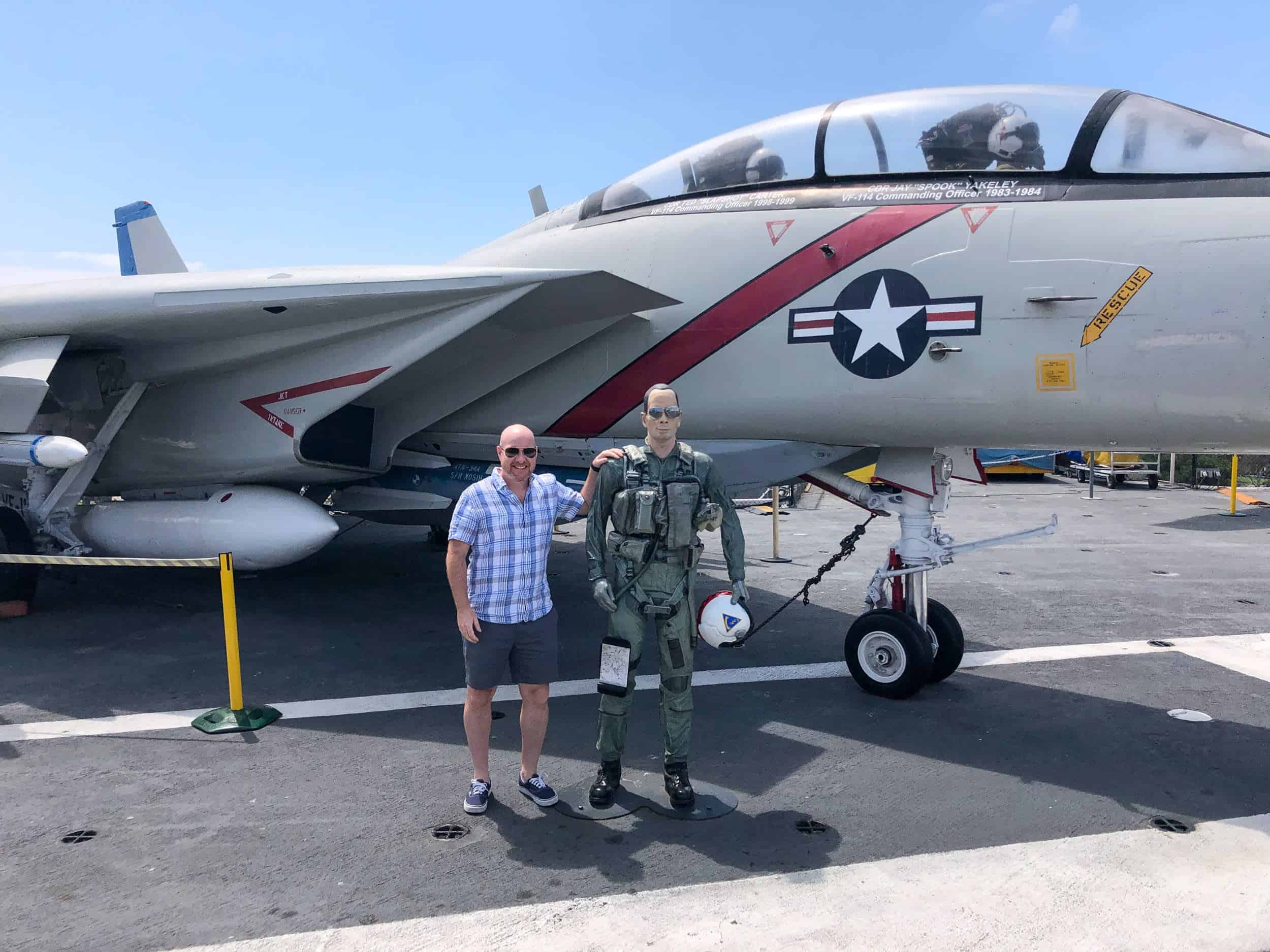 F-14 Tomcat at USS Midway