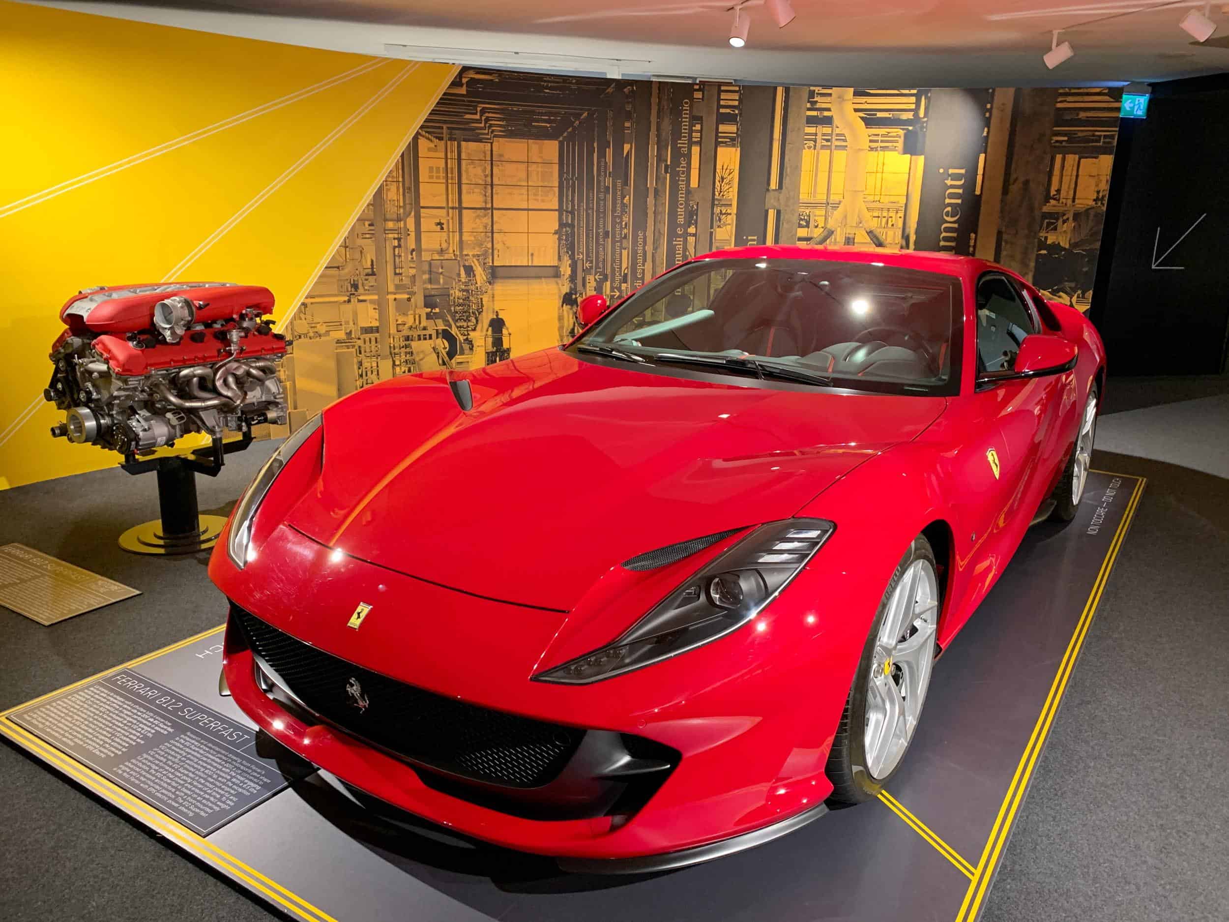 812 Superfast at the Ferrari Museum