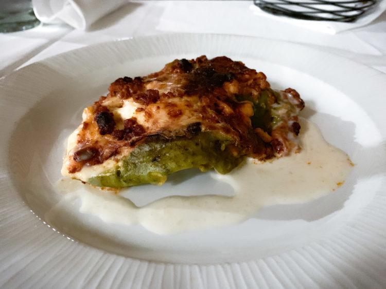 Green lasagna