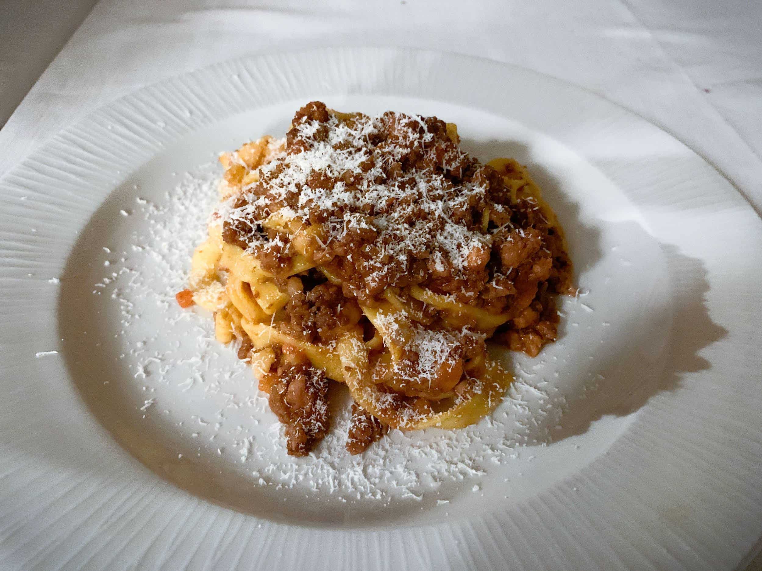 Tagliatelle with Bolognese ragu