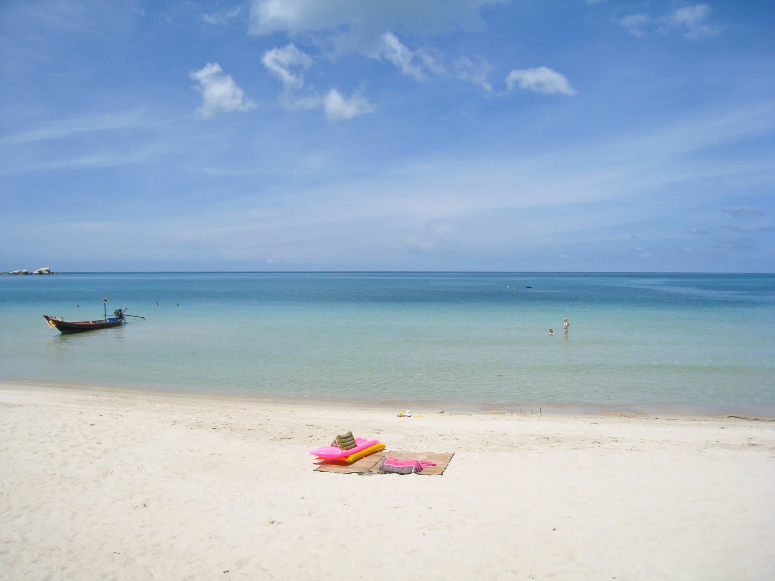 A clean beach on the north side of Koh Phangan (photo: David Lee)