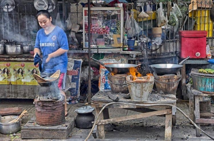 Street food in Thailand Street food in Thailand
