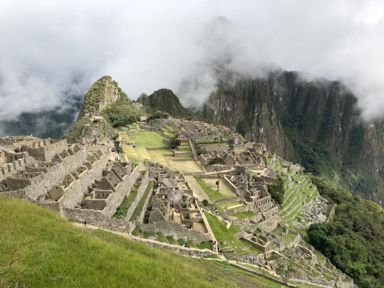 Huayna Picchu in the clouds