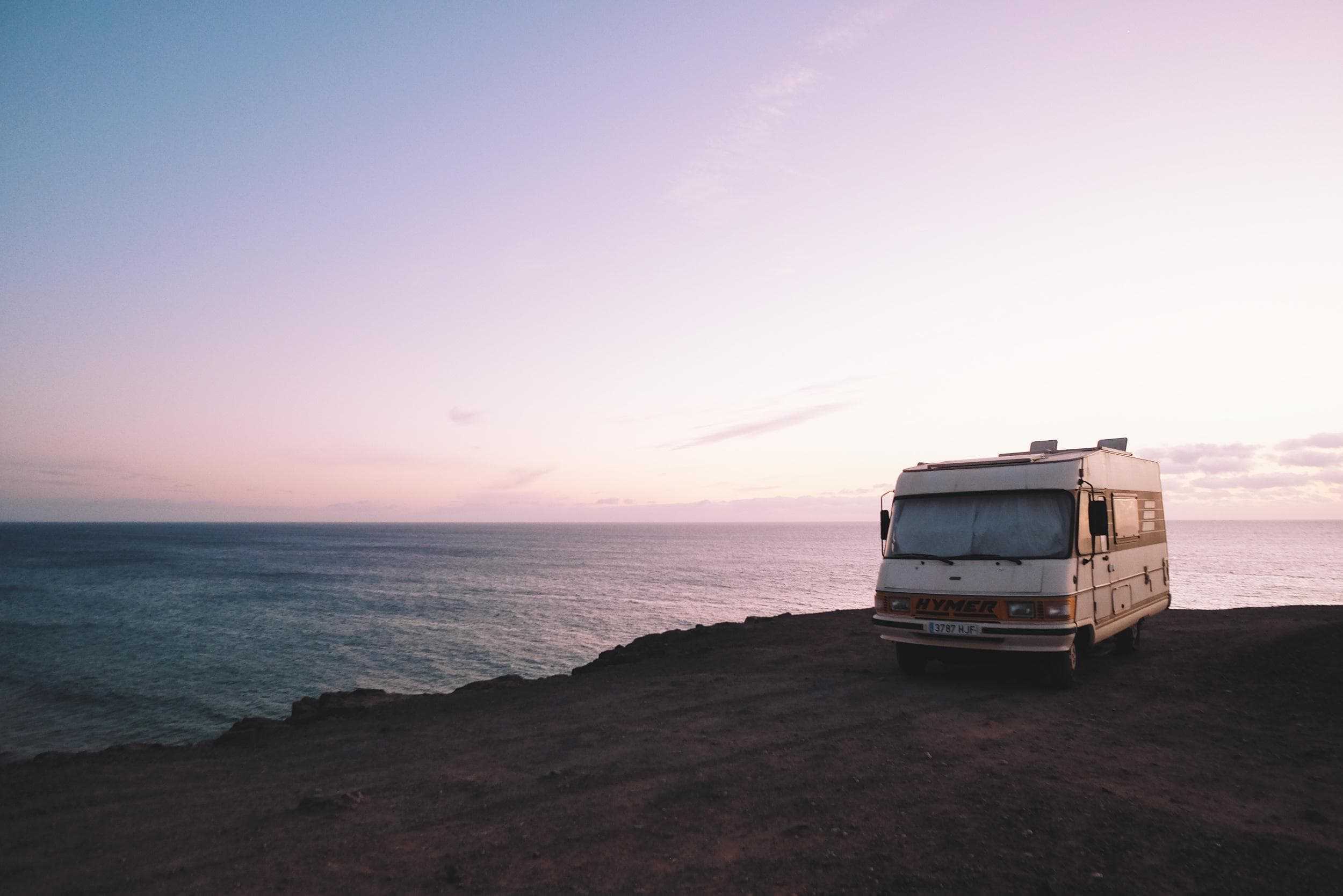 RV by the ocean