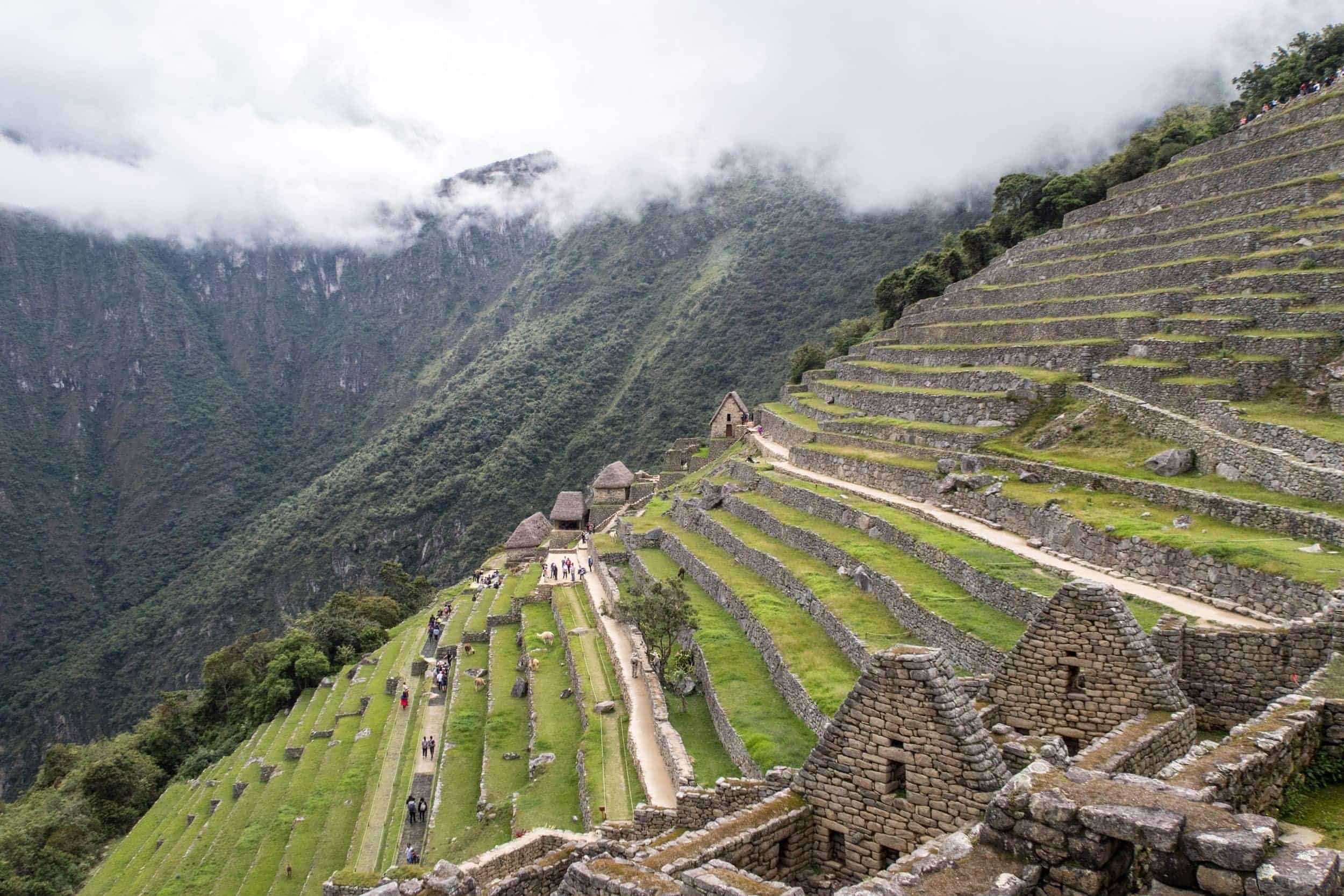 Terraces at Machu Picchu