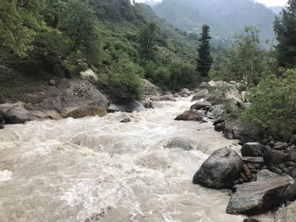 The enchanting river at the end of the trek - The Village Route