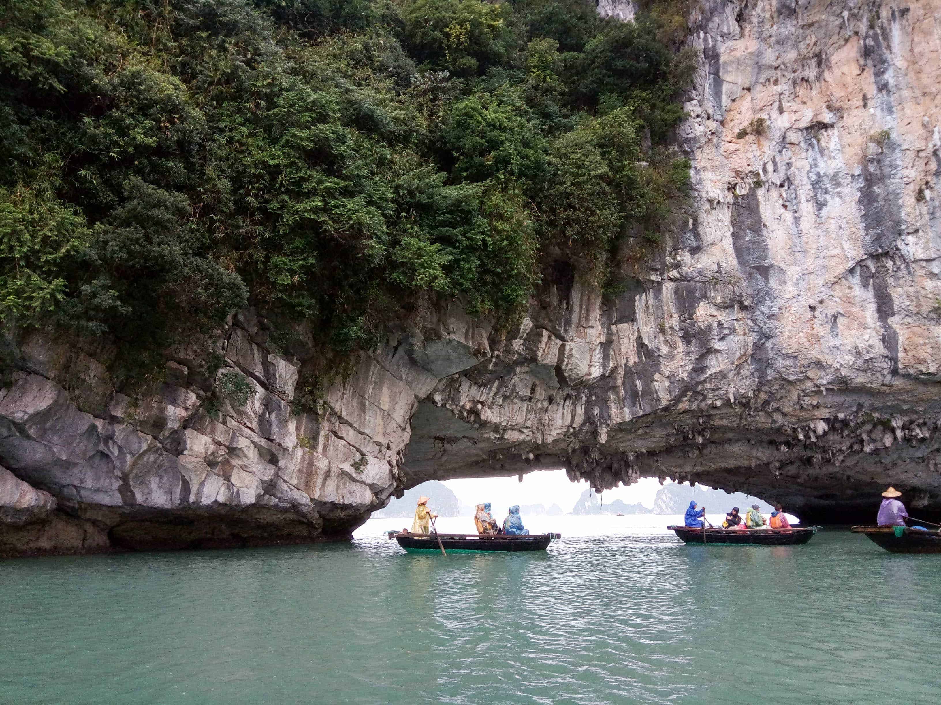 Exploring Ha Long Bay, one of the most beautiful places to visit in Vietnam.