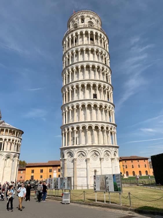 Visiting the Leaning Tower of Pisa