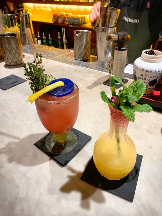 Drinks at Paradiso in Barcelona