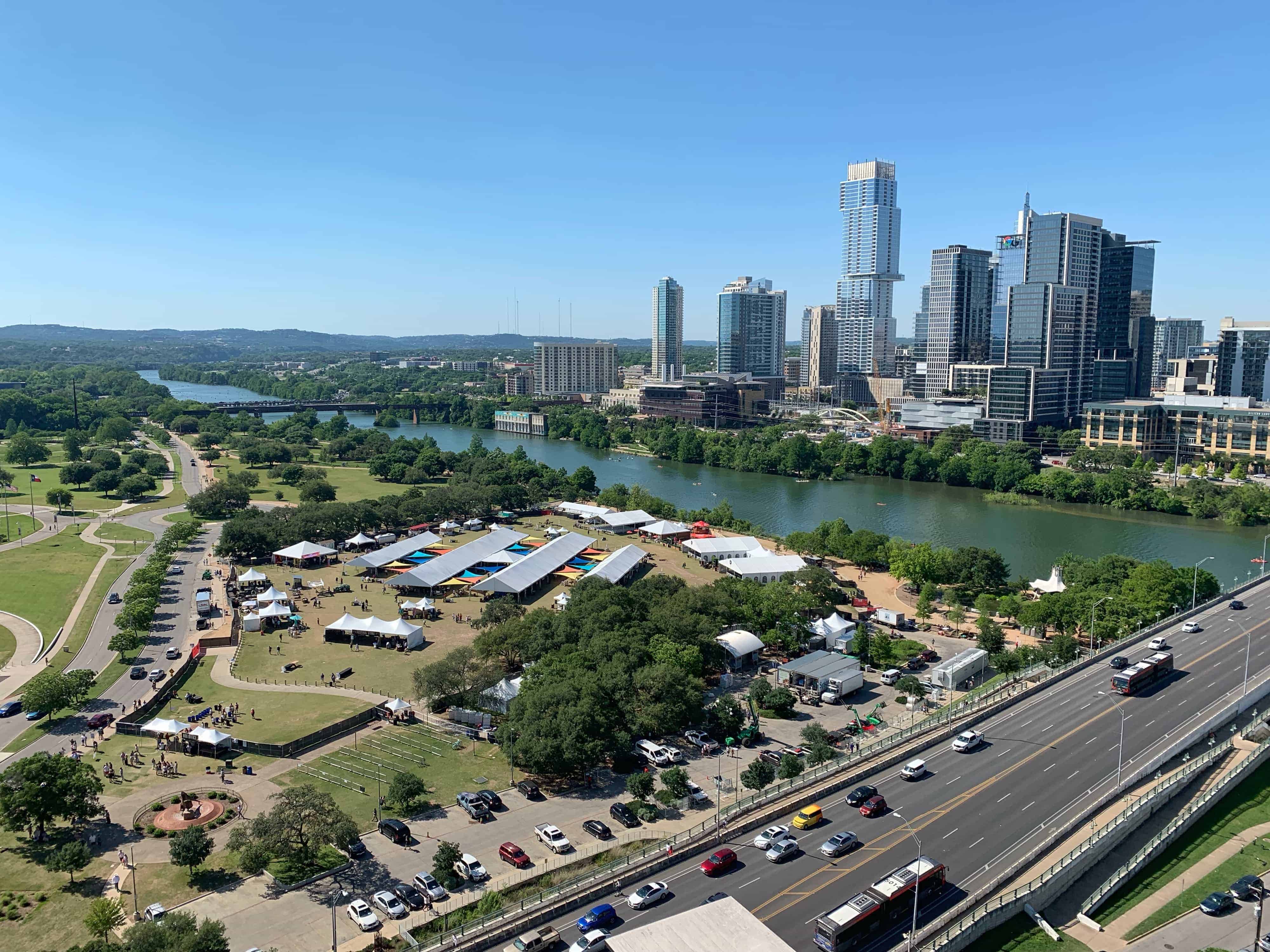 Ladybird Lake in Austin, Texas