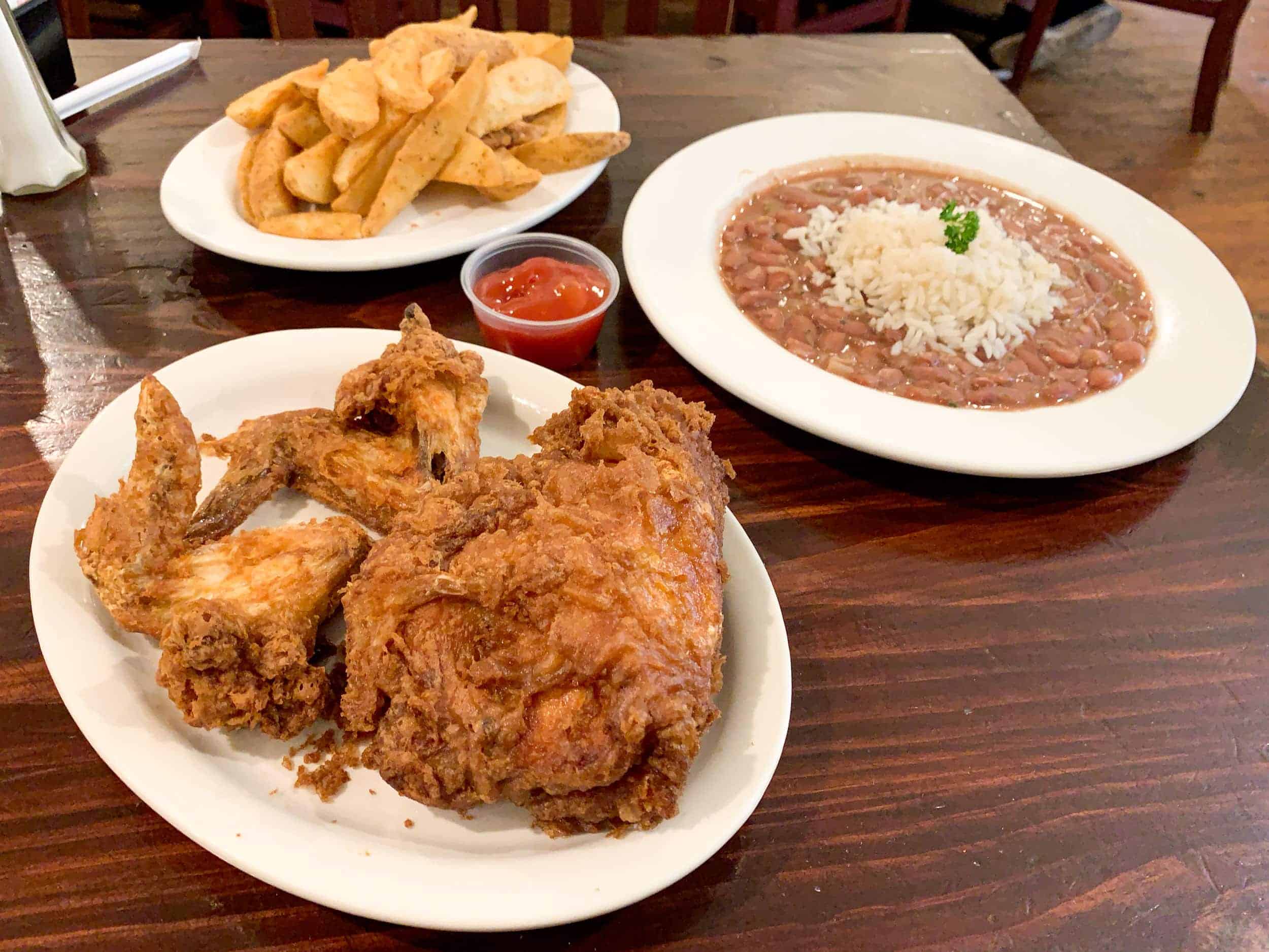 Award-winning fried chicken at Willie Mae's Scotch House.