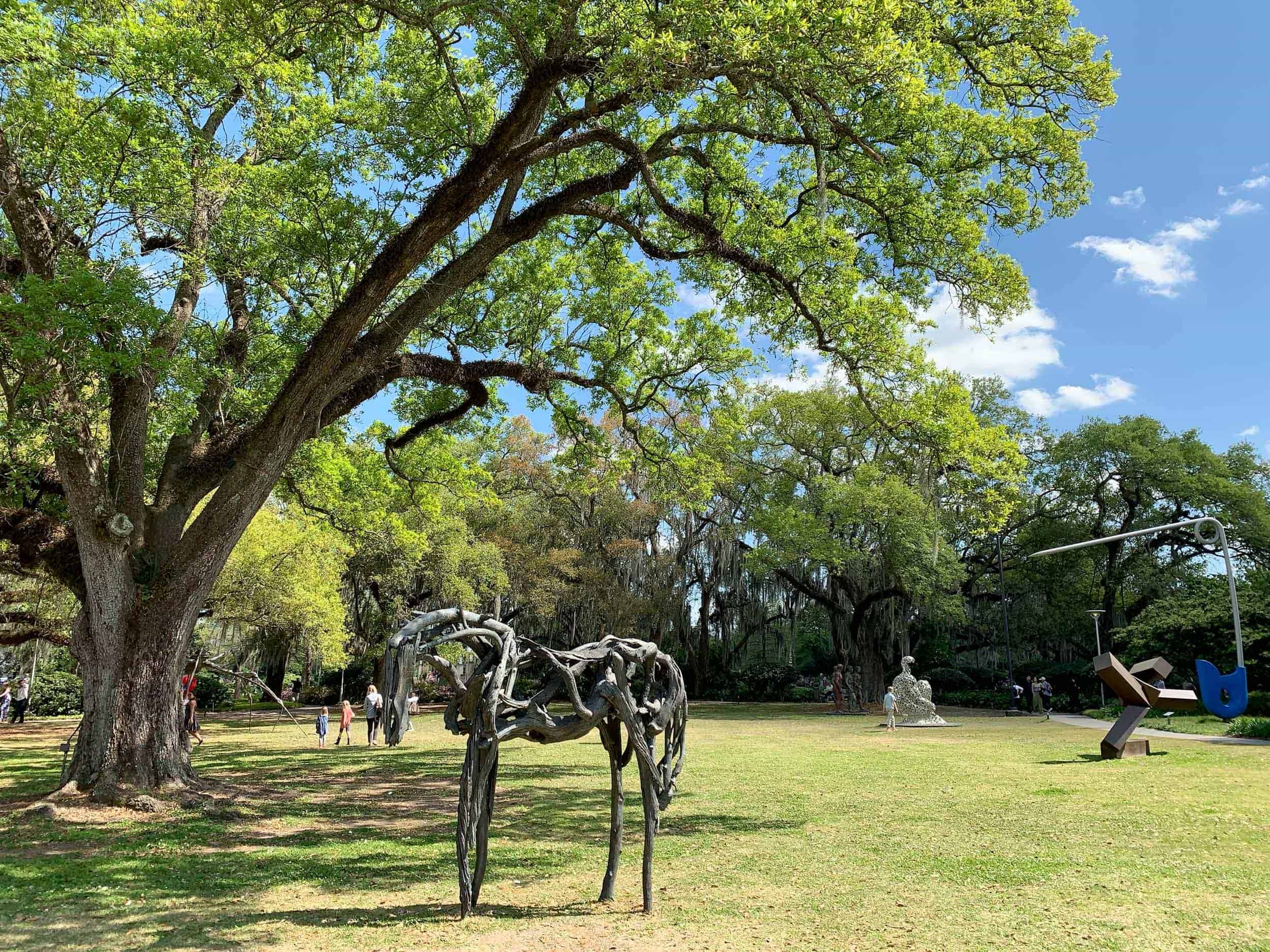 Walking the Sydney and Walda Besthoff Sculpture Garden is one of my favorite things to do in New Orleans.