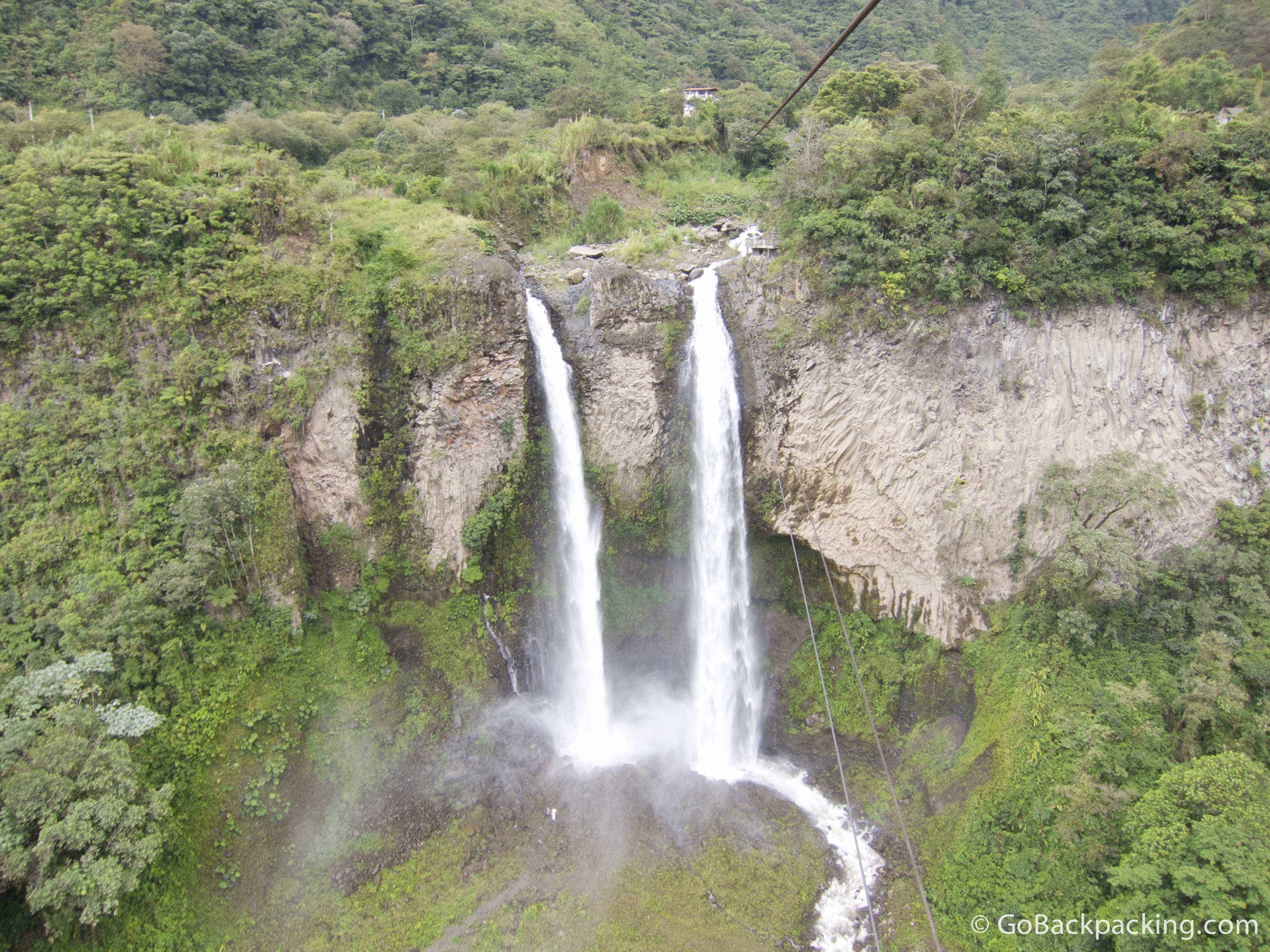 Manto de la Novia is a favorite stop on the Ruta de las Cascadas