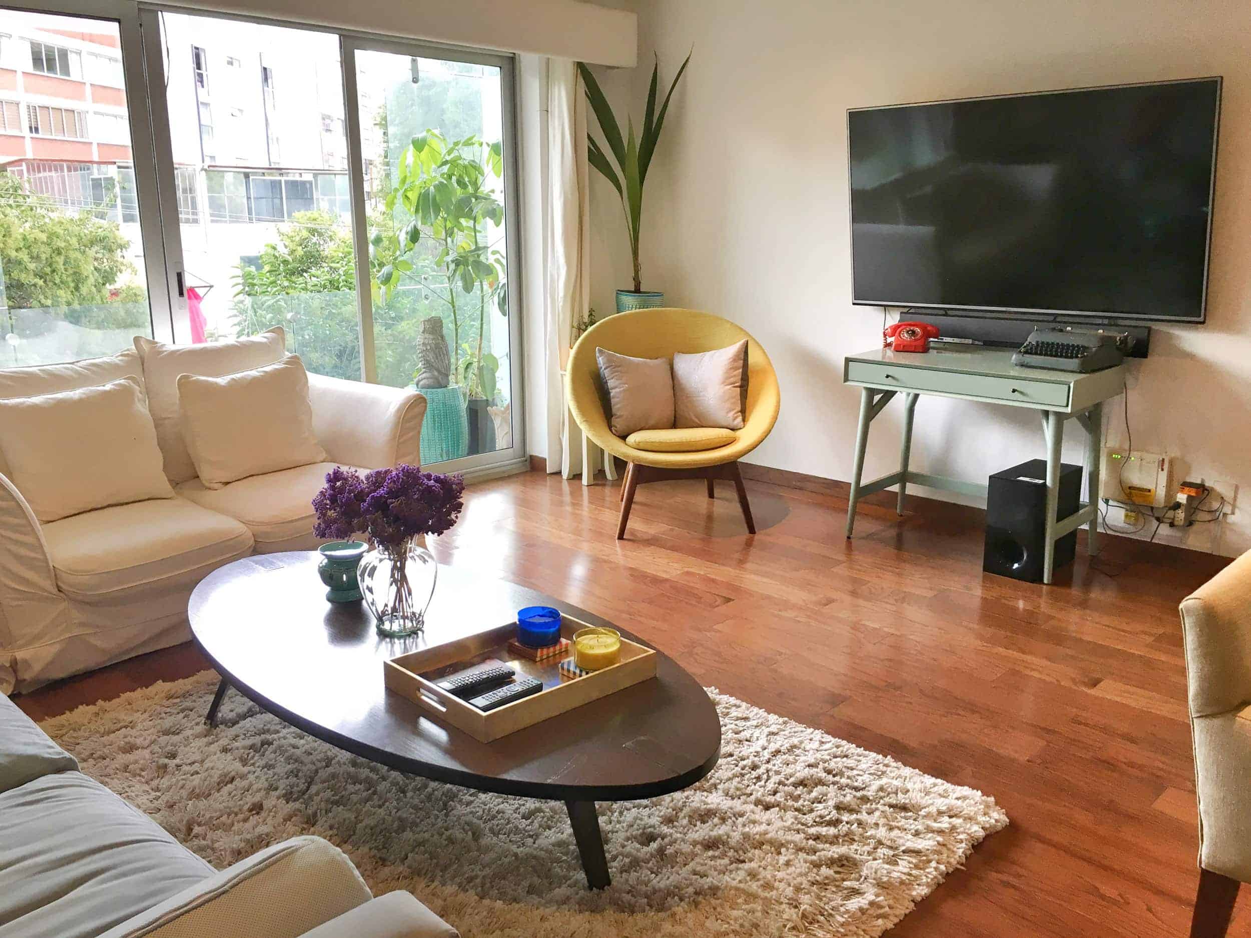 Rent an Airbnb like this one for a stylish stay in Mexico City