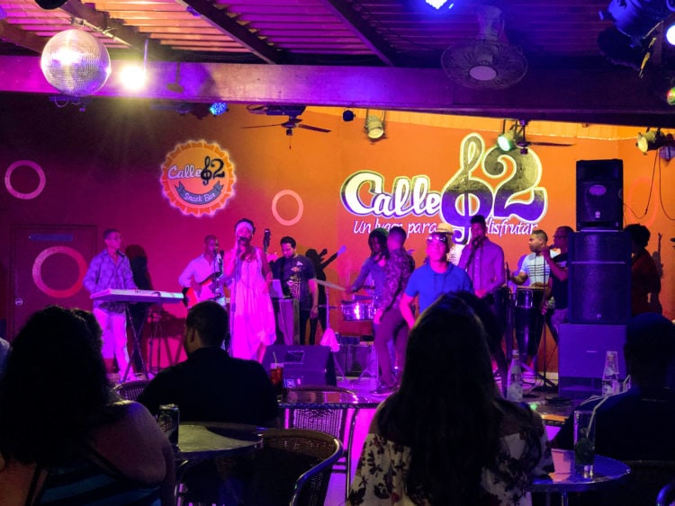 Live salsa music in Cuba