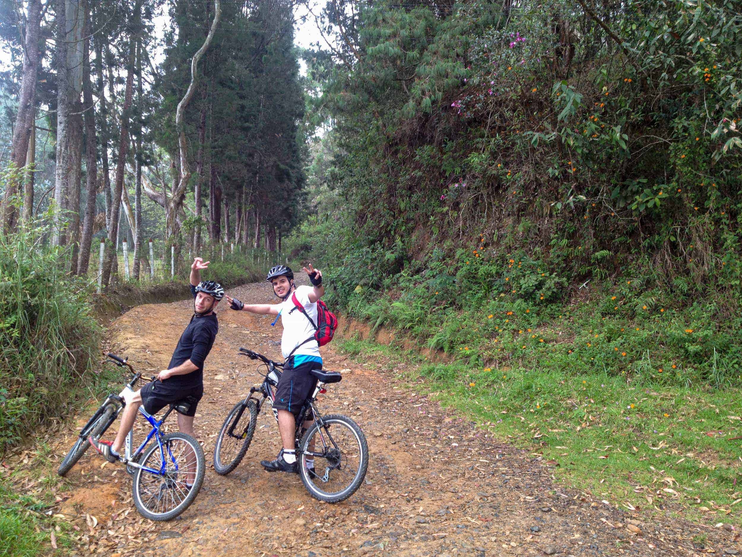 Colombian mountain biking guides