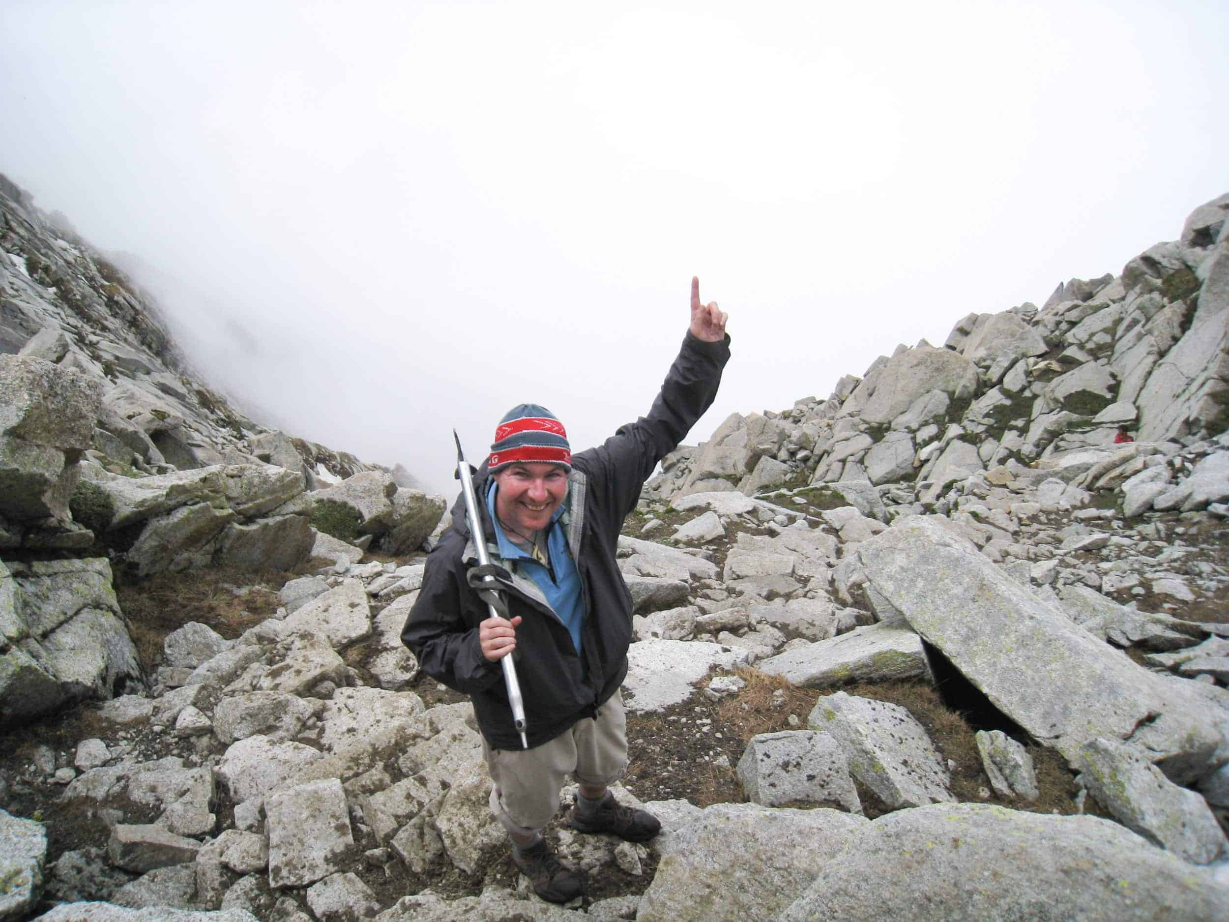 Me at 4,300 meters, a few steps below Indrahar Pass