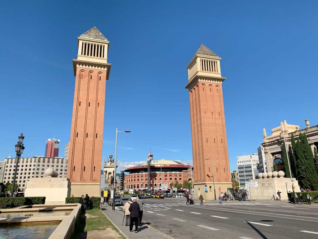 Venetian Towers at Placa d'Espanya