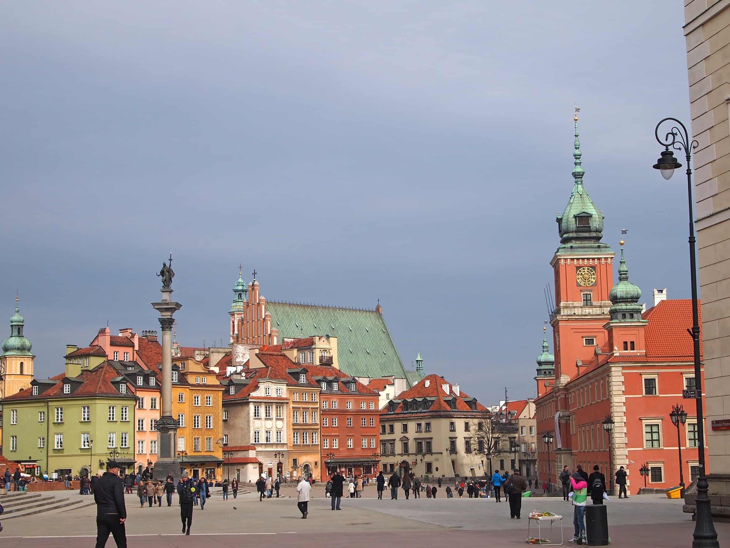 Traveling Poland on a budget can include a visit to Warsaw, the capital city.