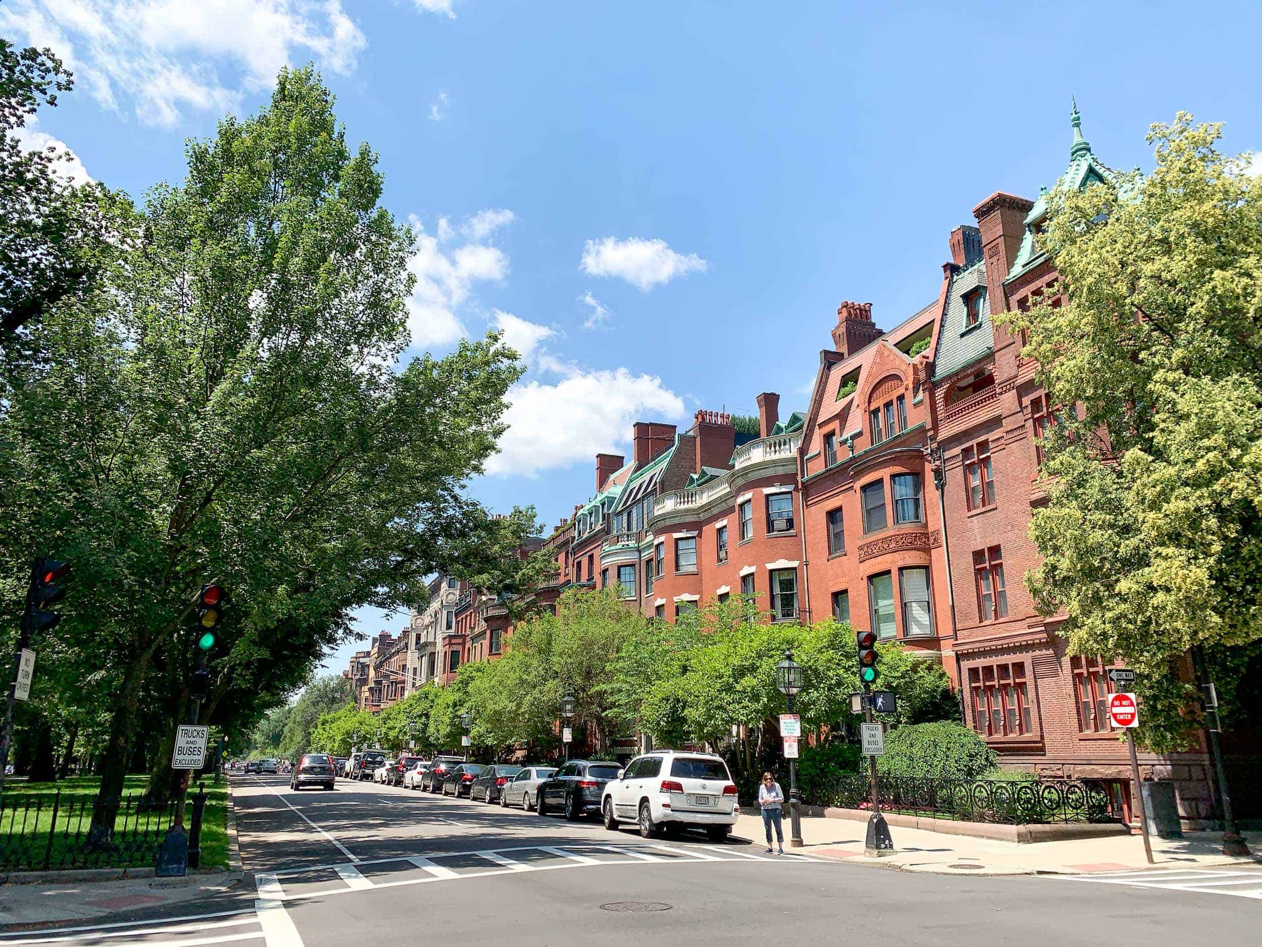 Walking around the Back Bay neighborhood is a free and fun way to spend an afternoon in Boston