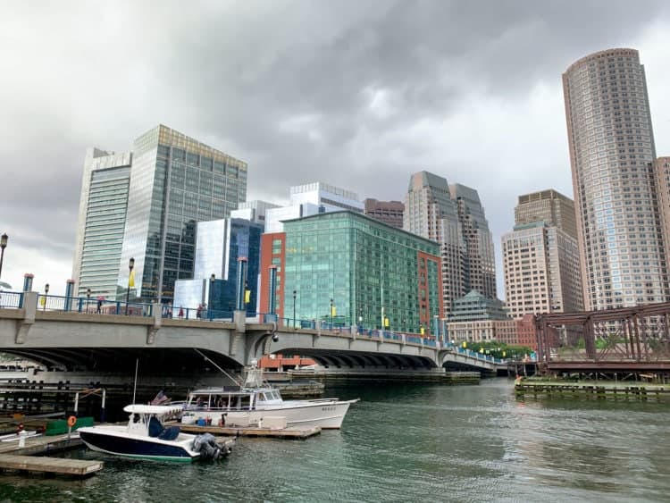 The Harborwalk is a free system of paths around the Boston waterfront
