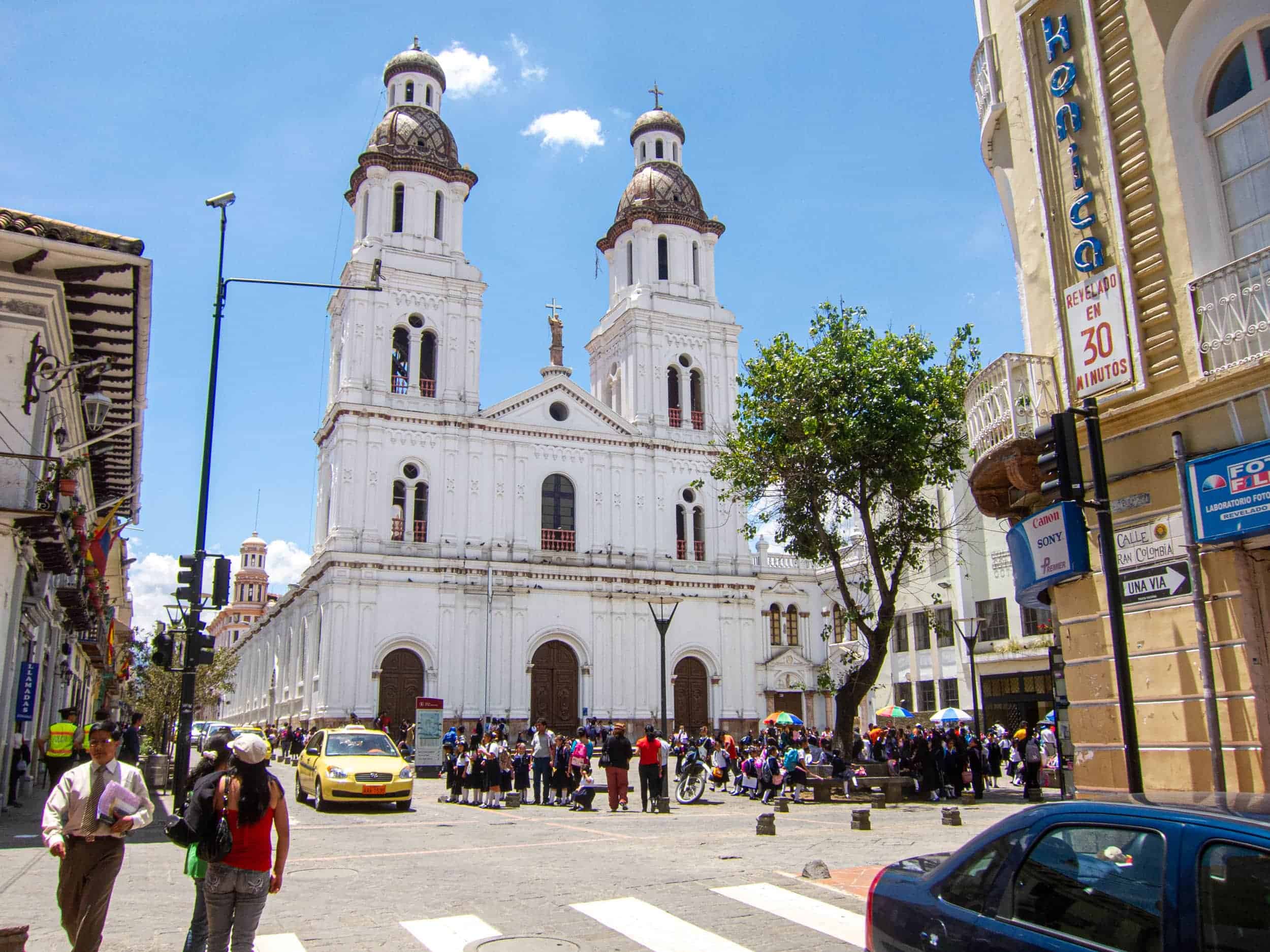 A church in Cuenca