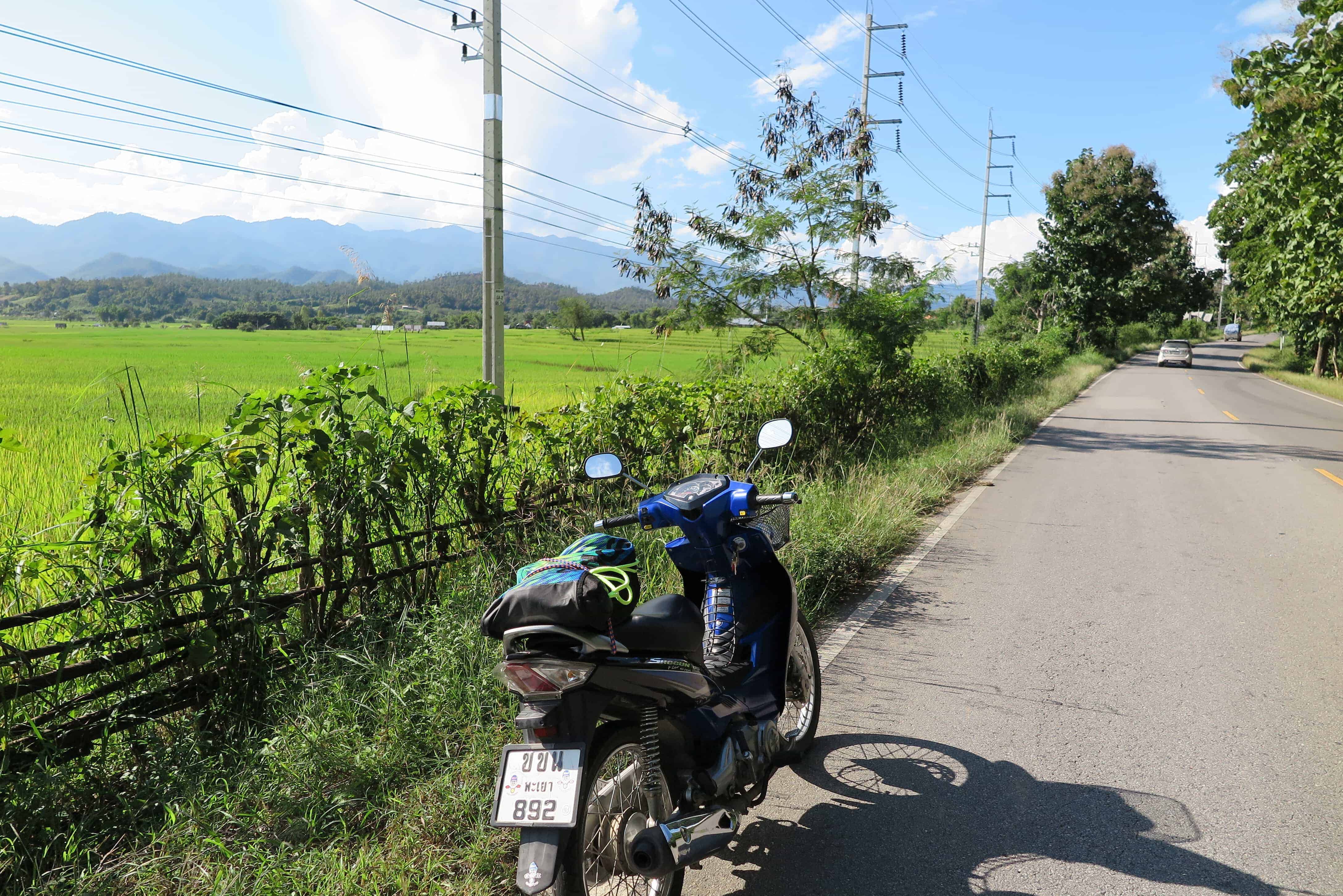 Motorbike in Pai, Thailand