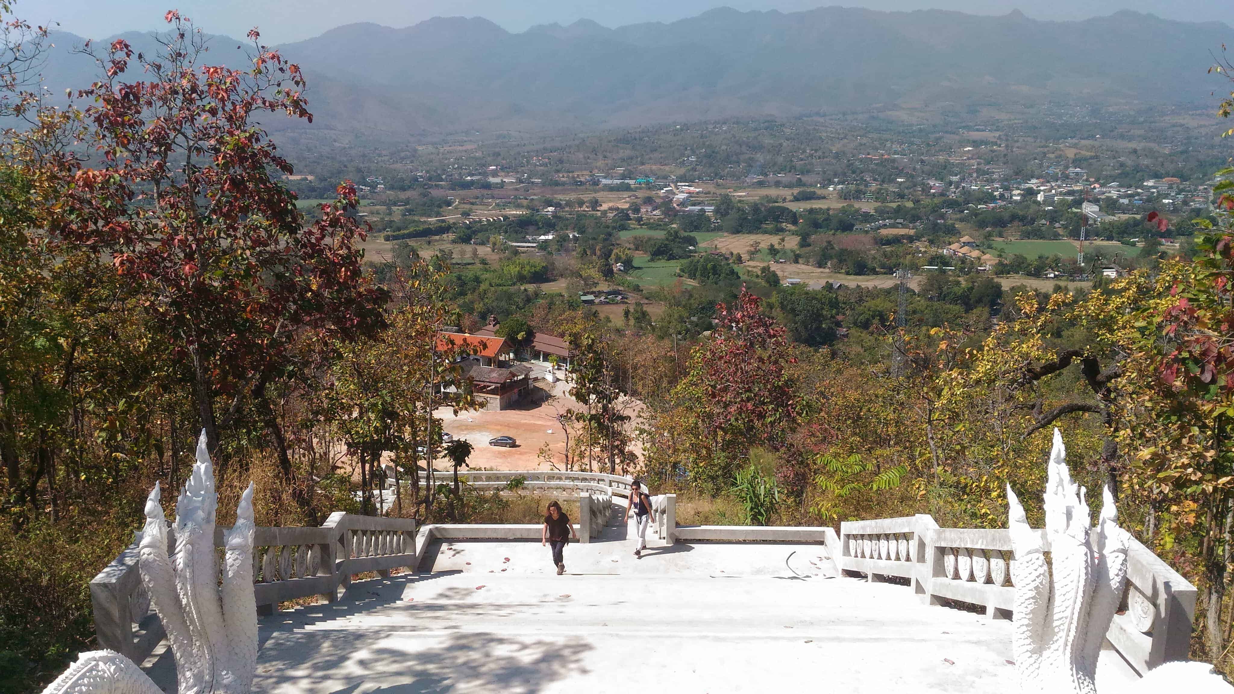 A hilltop Buddha in northern Thailand