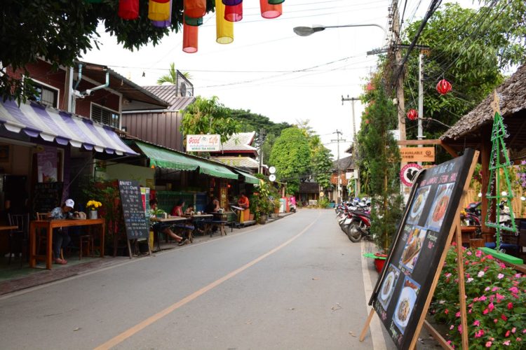 Walking Street in Pai, Thailand