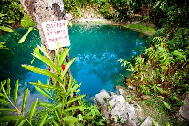 The Blue Hole natural spring is one of many hidden gems of Jamaica
