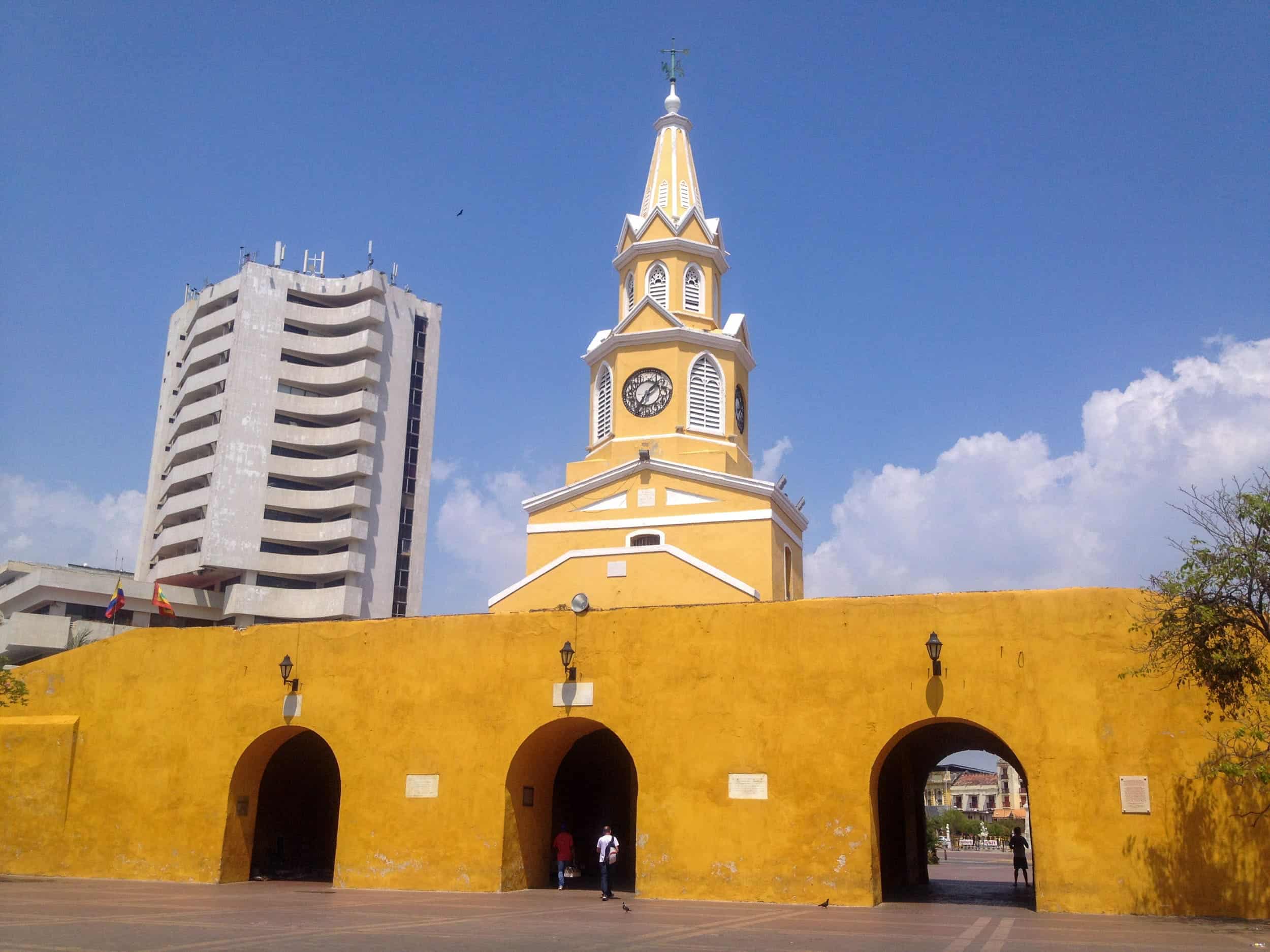 The clock tower is a popular entry point into the Old Town