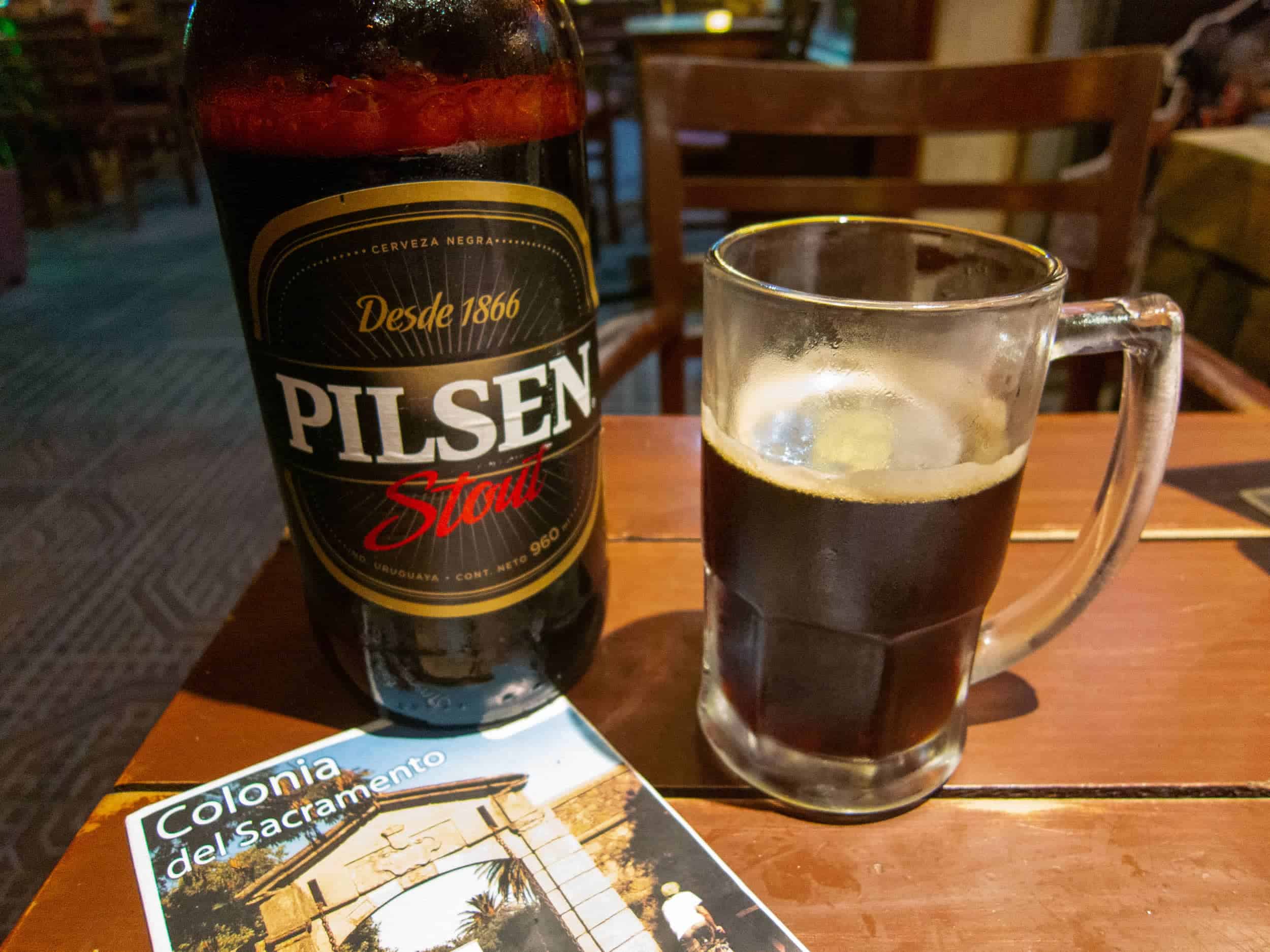 1-liter bottle of Pilsen Stout