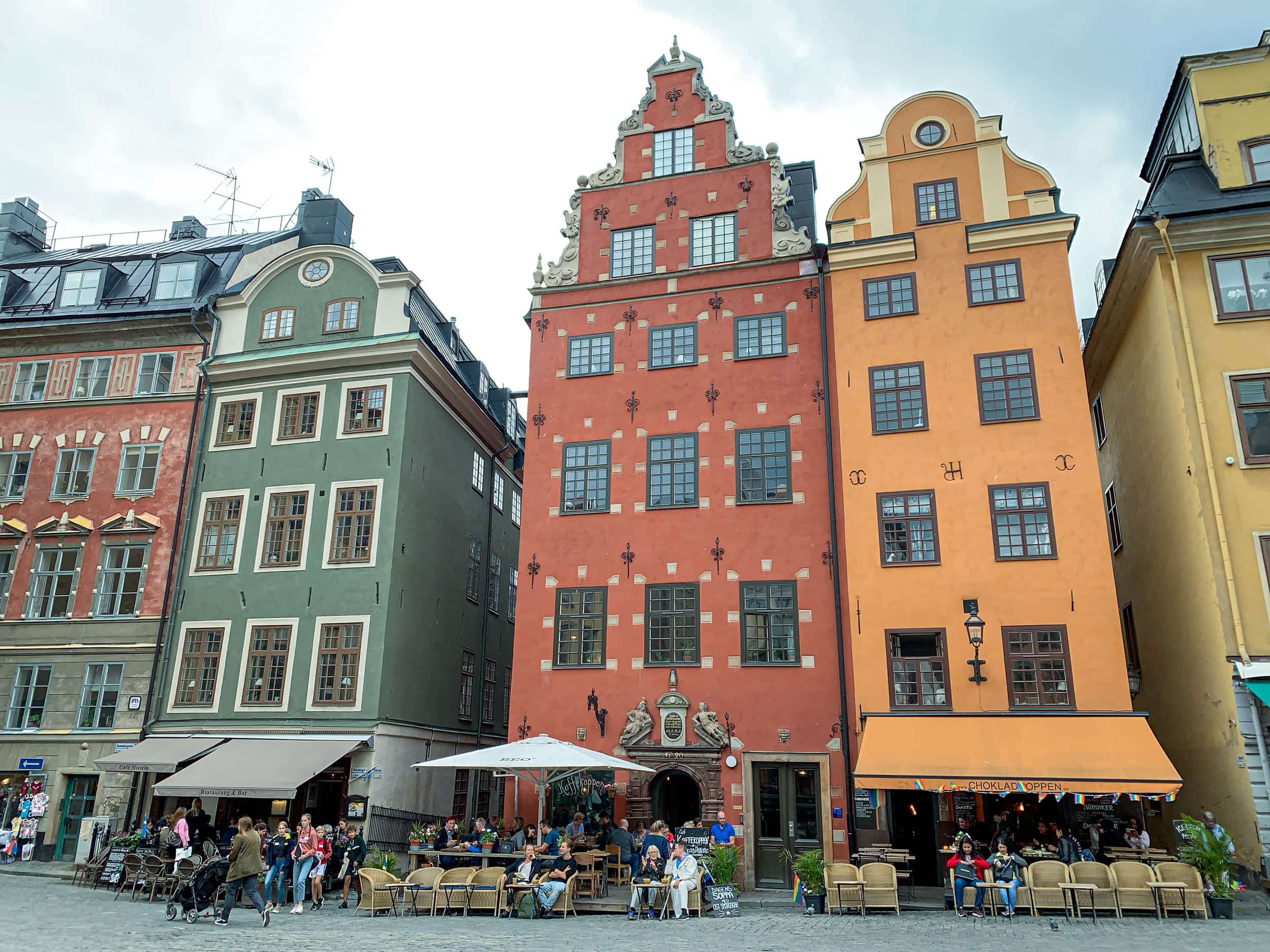 Stortorget is the oldest square in Stockholm, Sweden