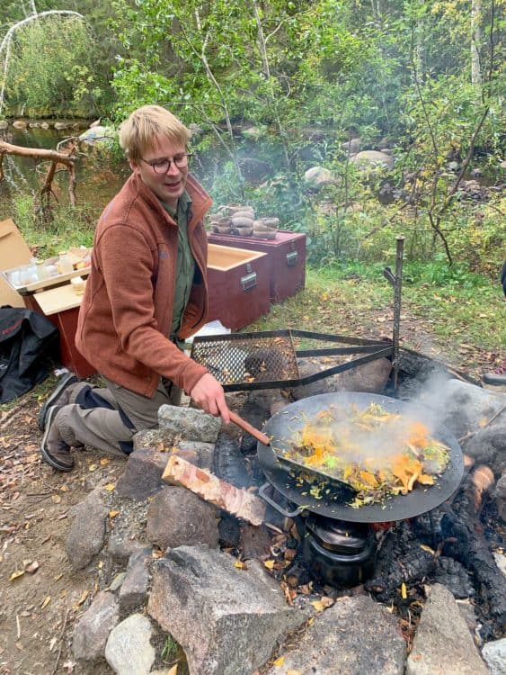 Cooking up a moose stir fry