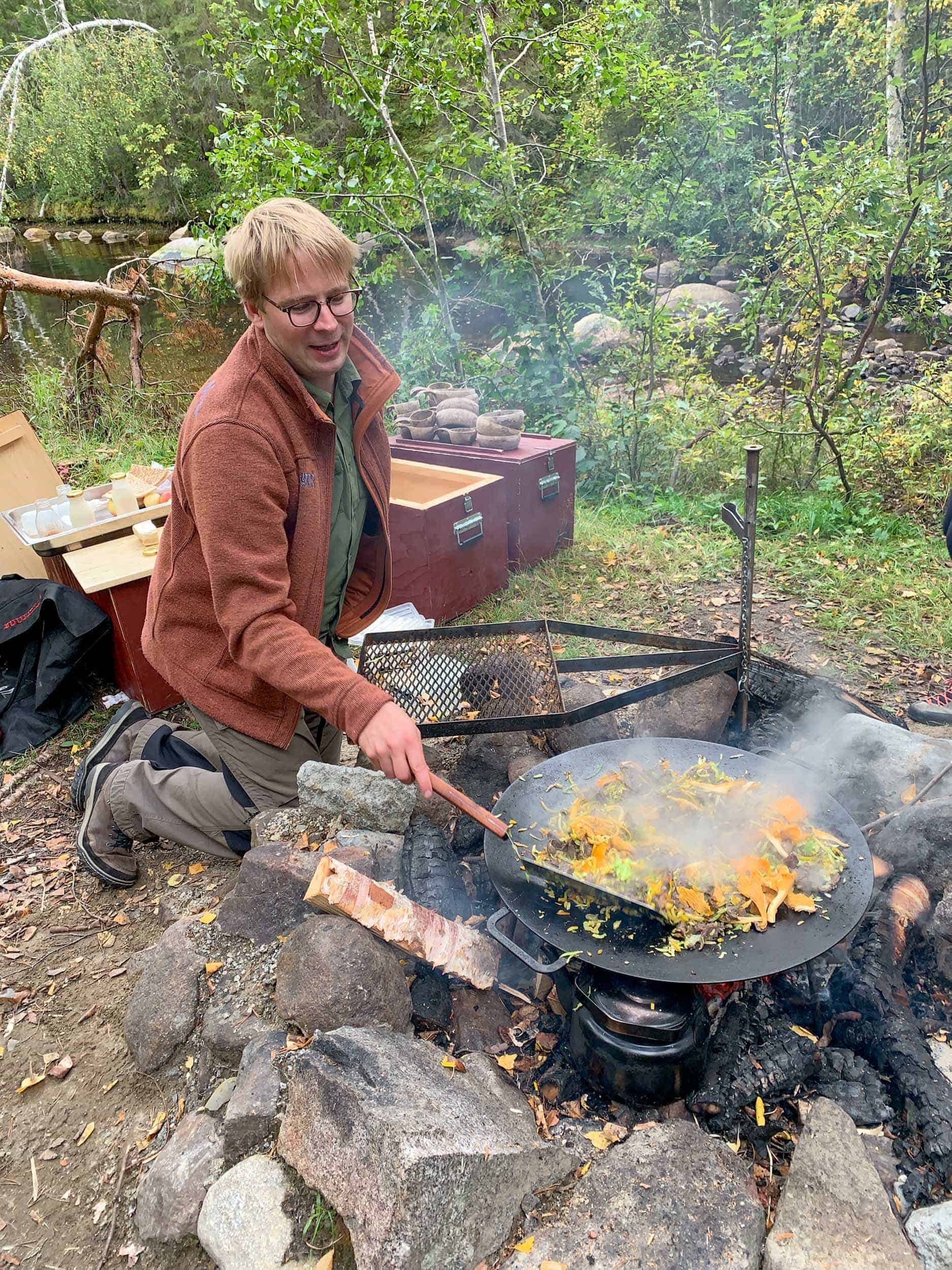 Cooking up a moose stir fry