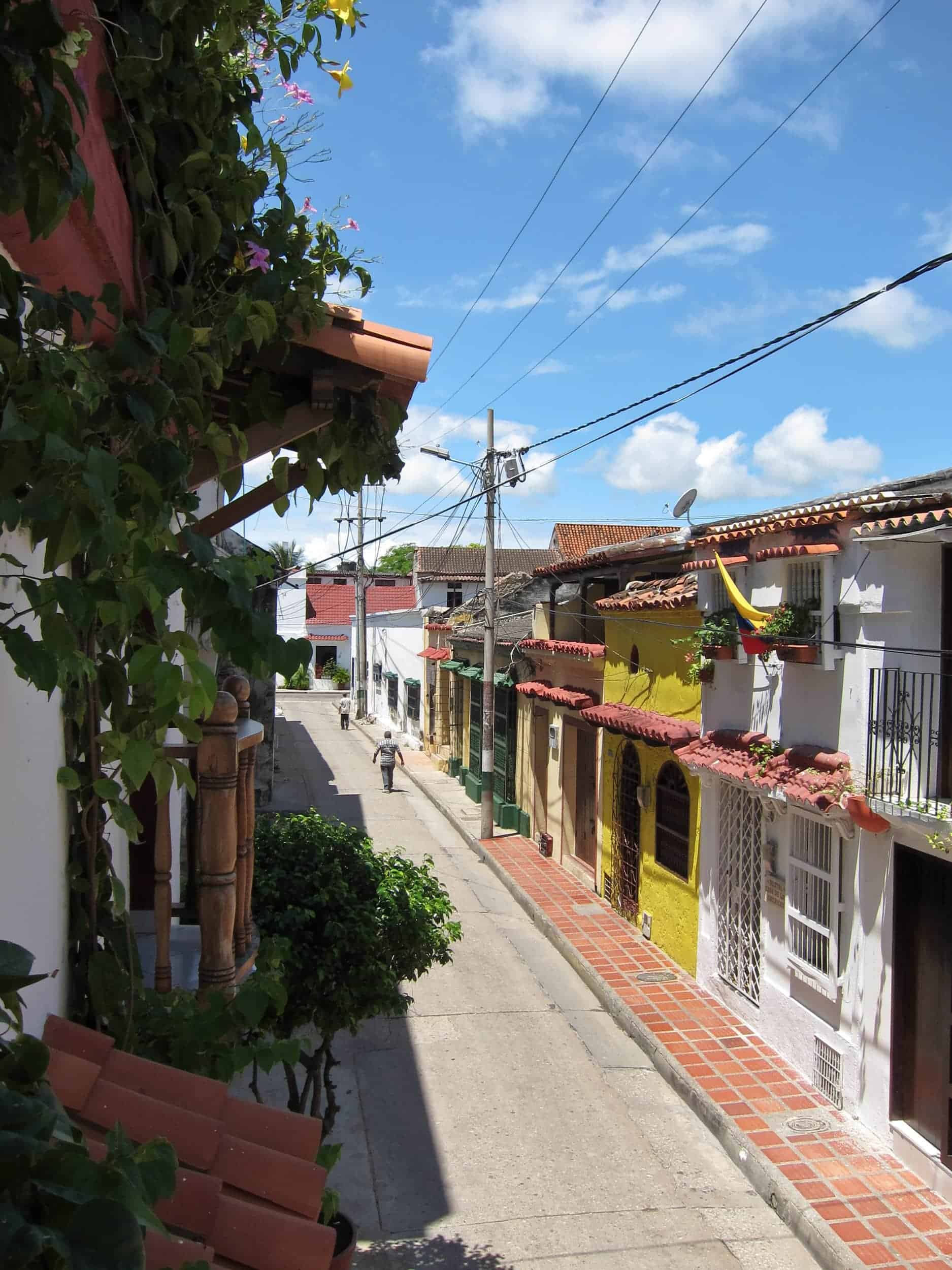 View from Villa Colonial in Getsemani neighborhood