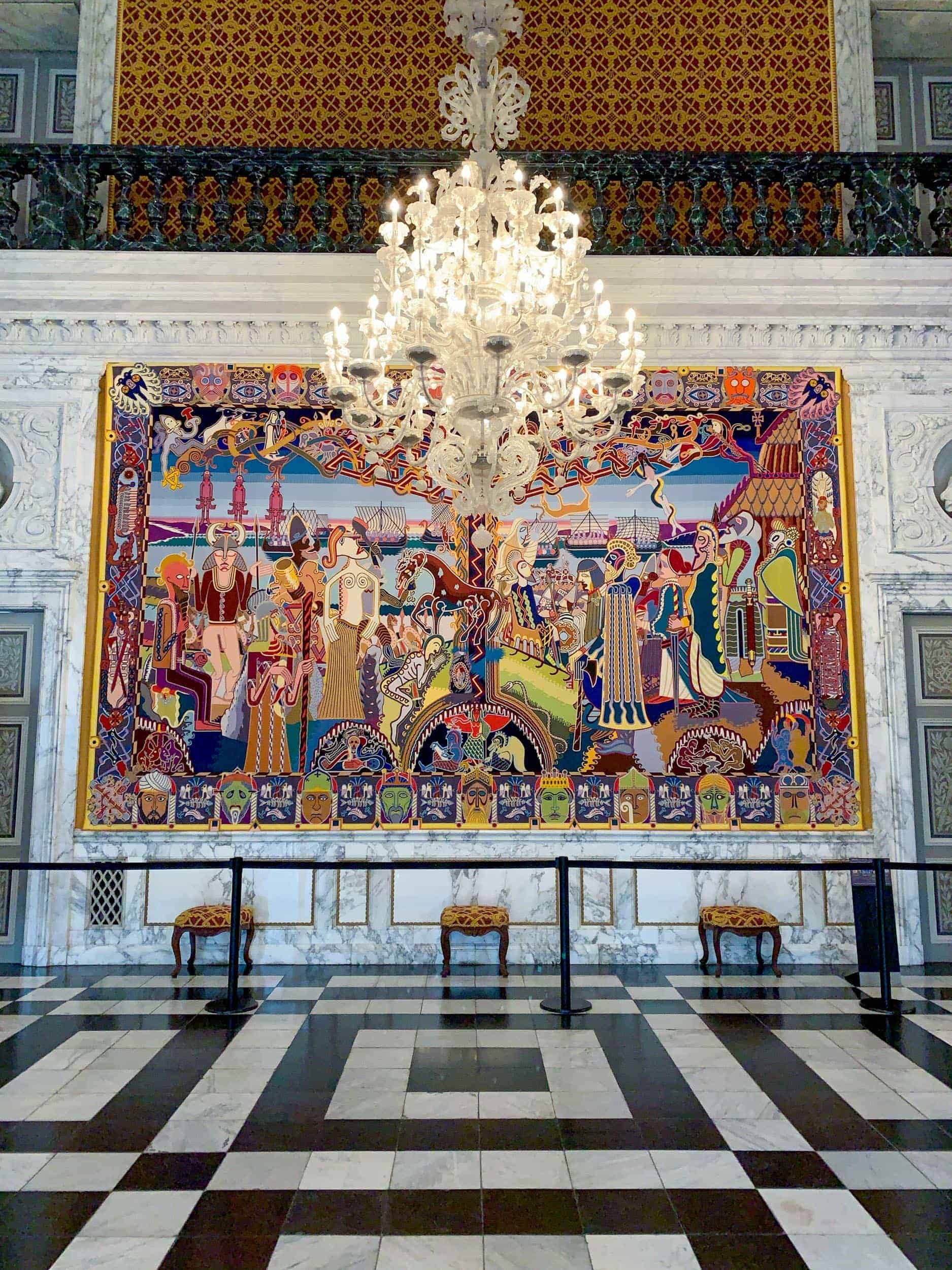 Tapestry in The Great Hall