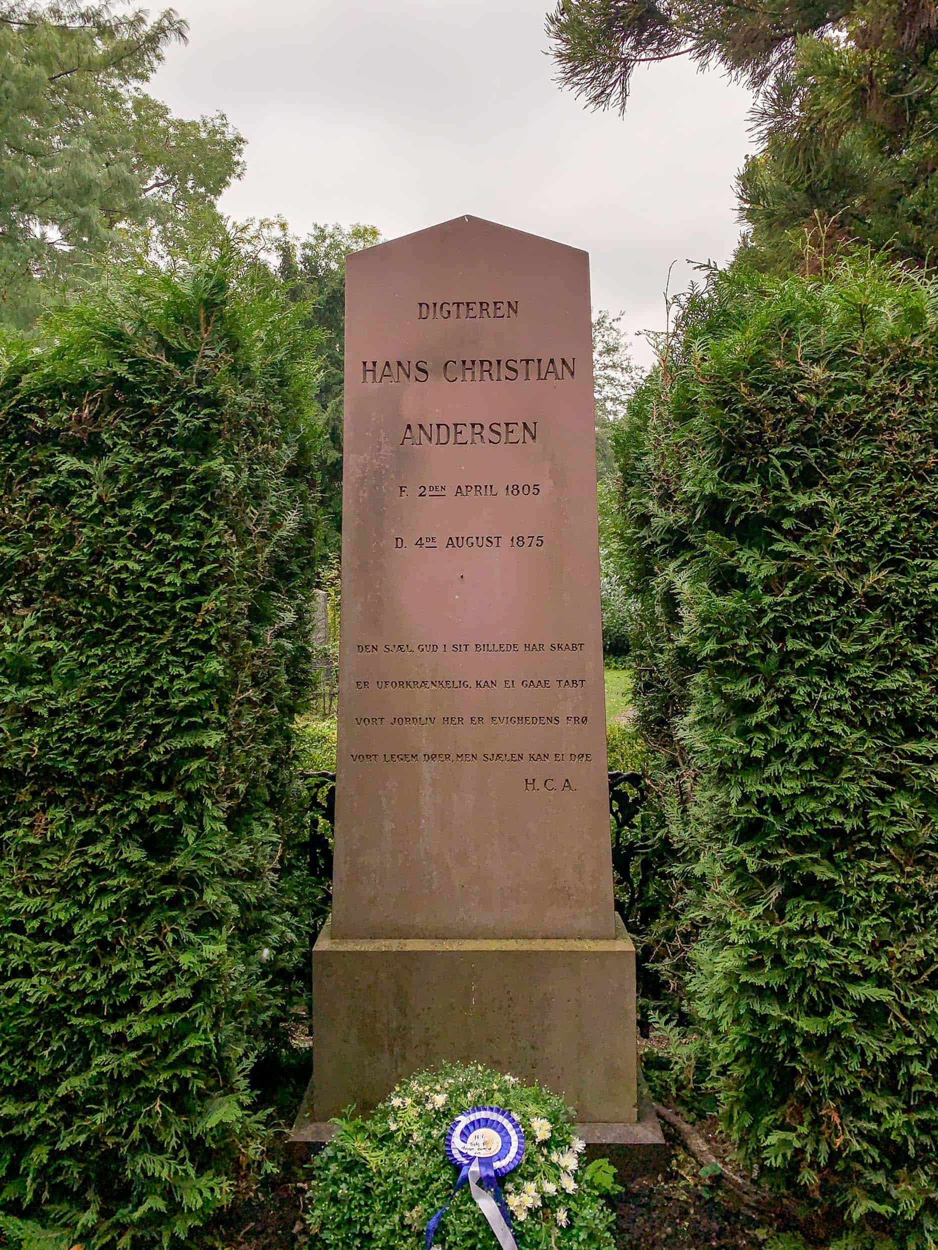 Hans Christian Andersen's Grave – Copenhagen, Denmark - Atlas Obscura