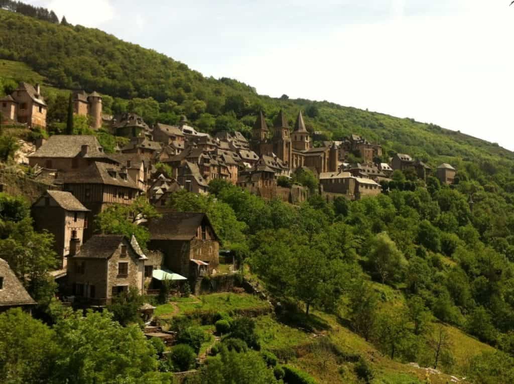 A town on the Camino de Santiago in northern Spain