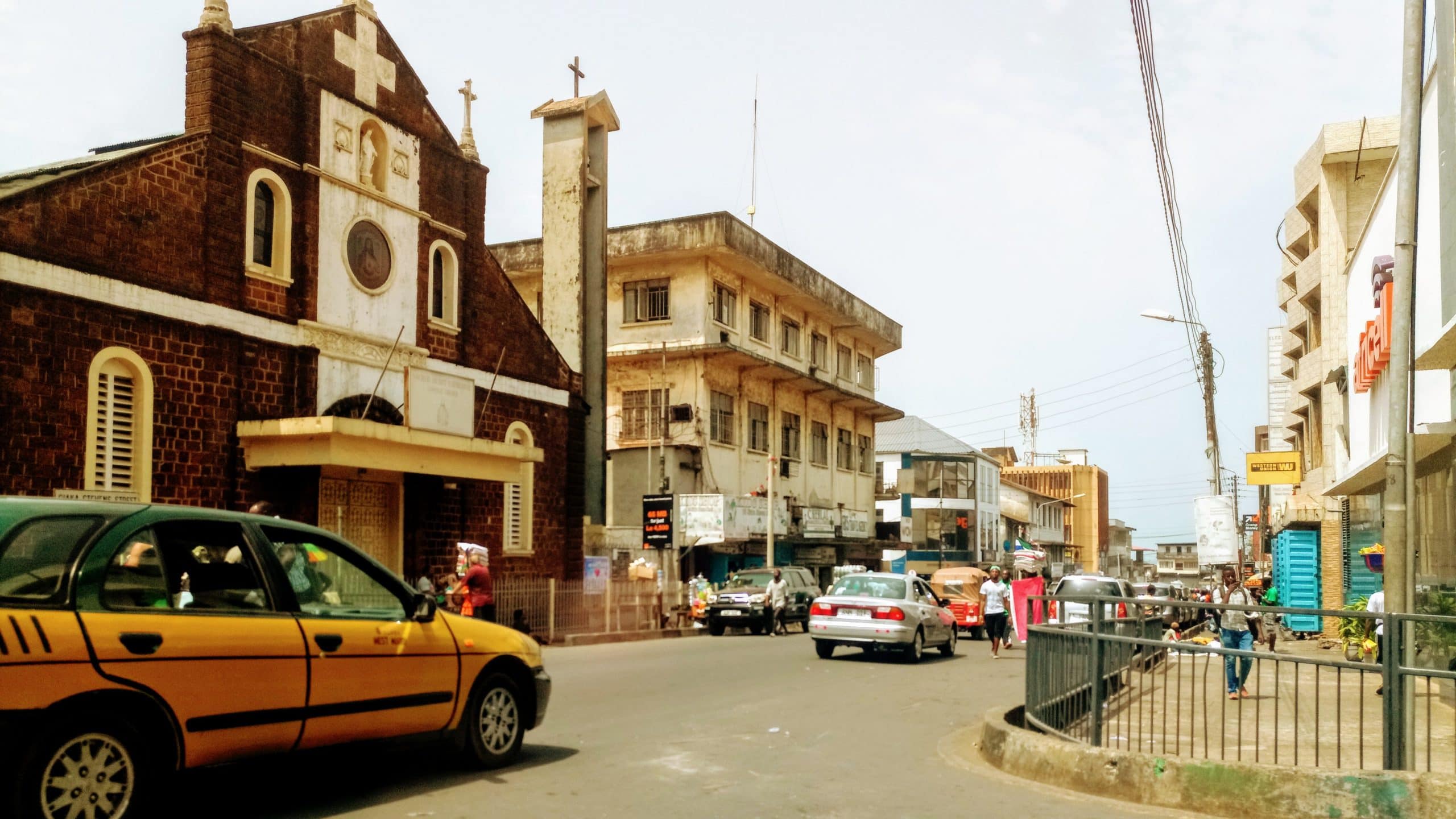 Street in Freetown, Sierra Leone