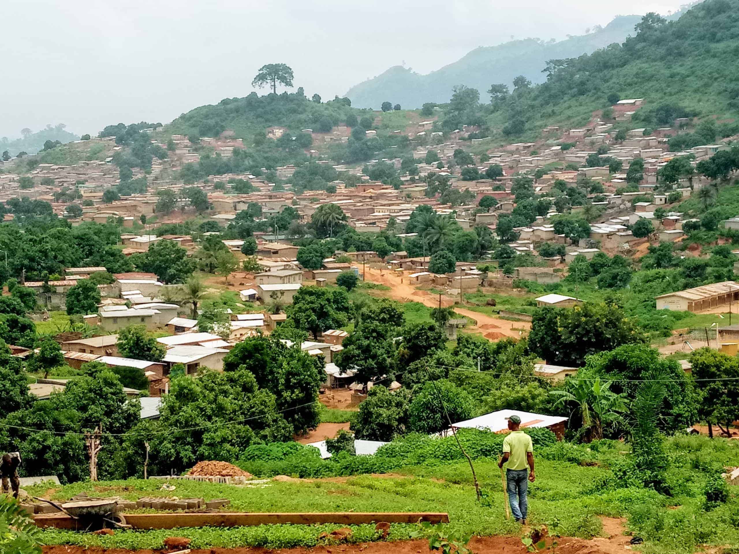 Town of Man in Côte d'Ivoire