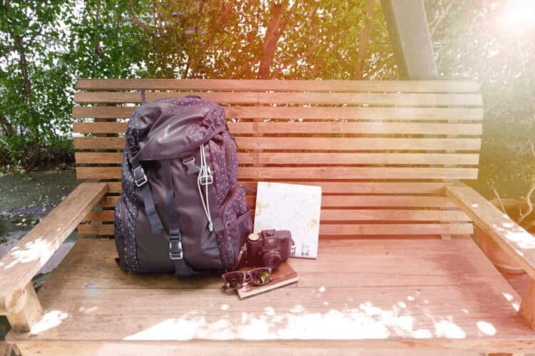 Backpack and camera (photo: Porapak Apichodilok, Pexels.com)